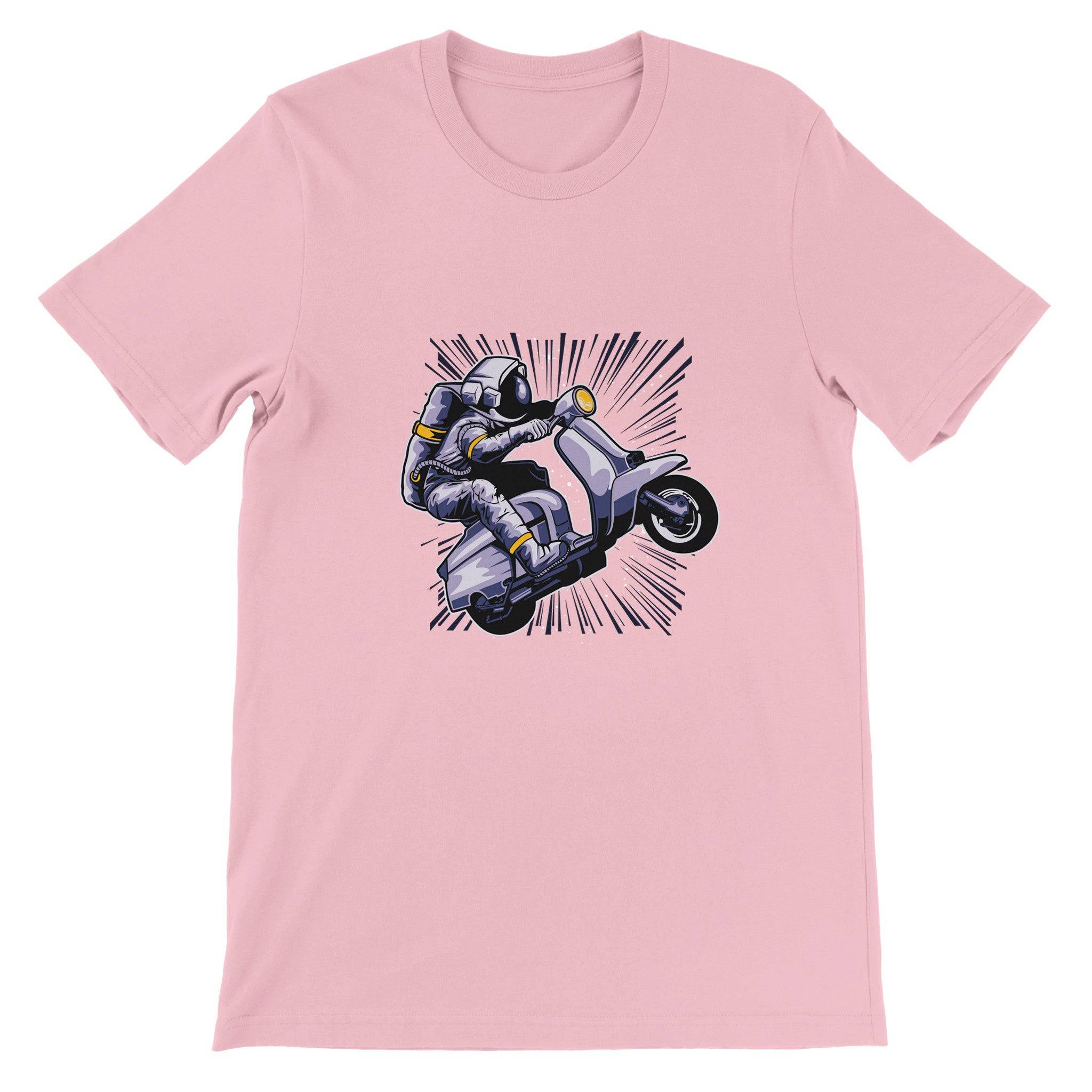 Budget Unisex Crewneck T-shirt/Astronaut-Vespa - Enet Images