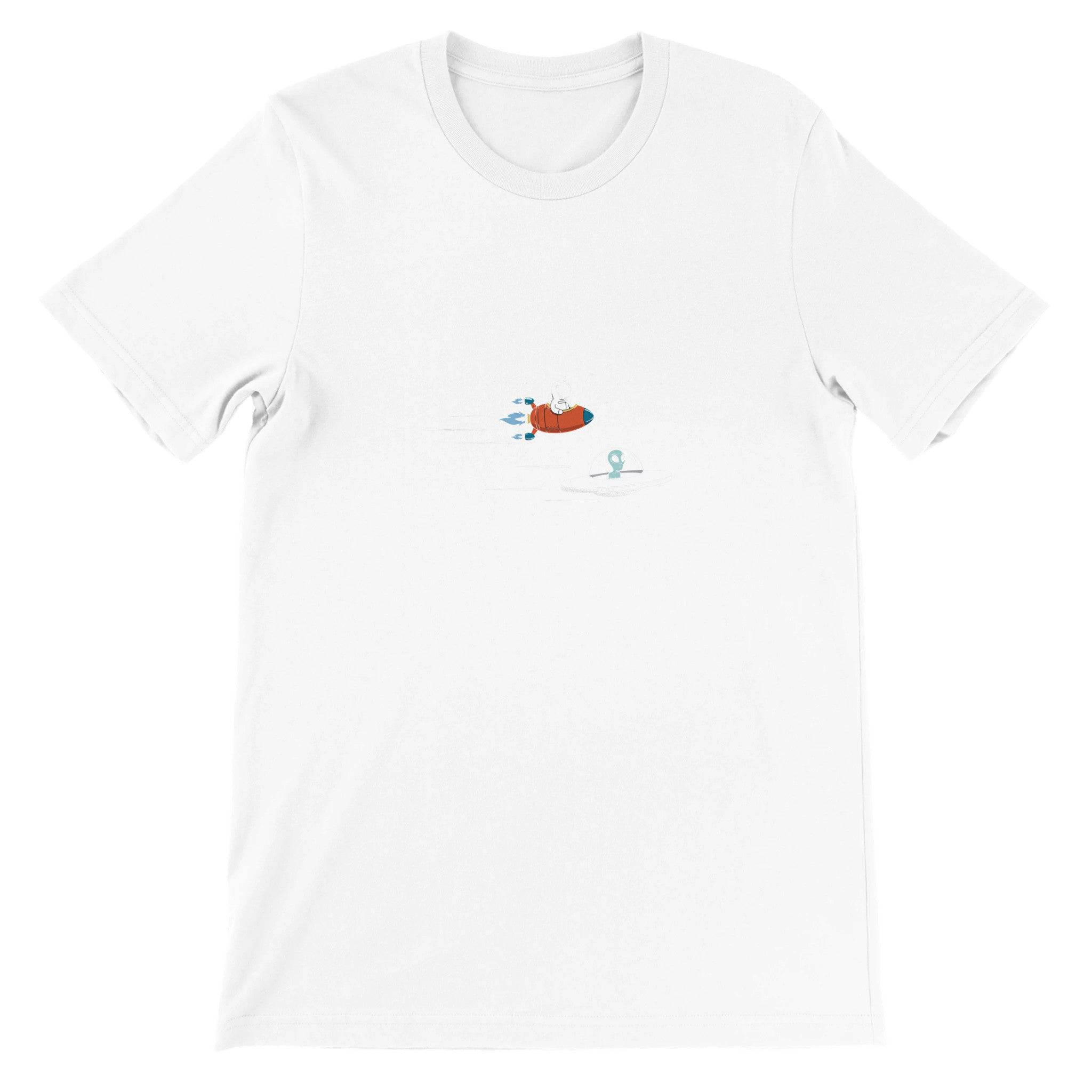 Budget Unisex Crewneck T-shirt/Astronaut-Vs-Allien - Enet Images