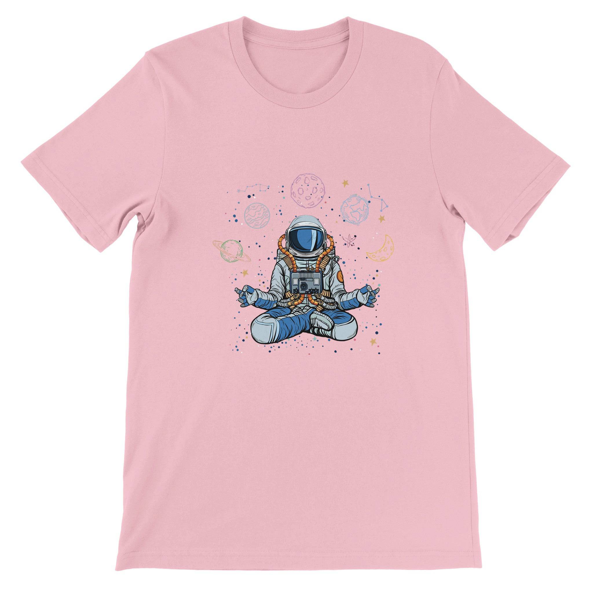 Budget Unisex Crewneck T-shirt/Astronaut-Yoga - Enet Images