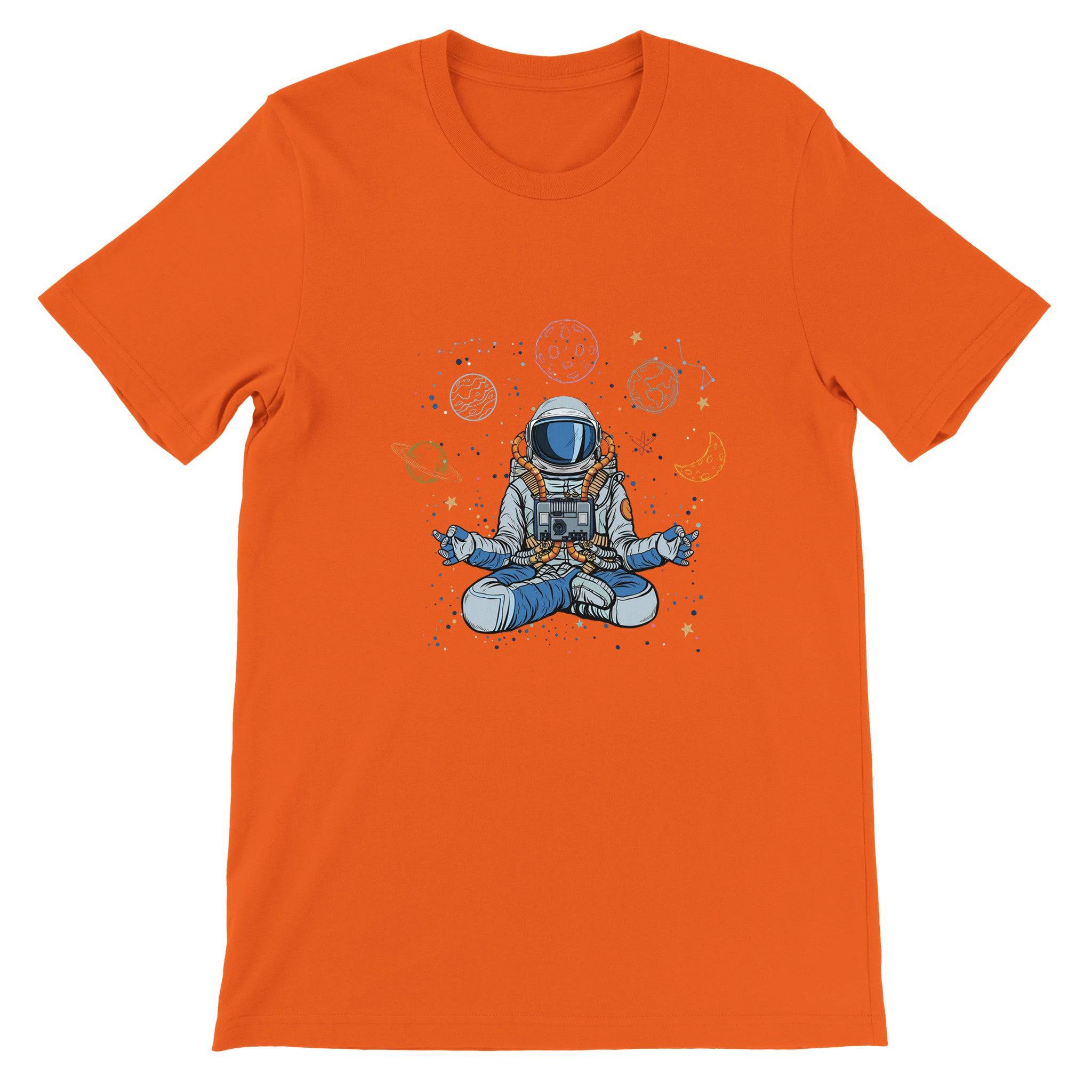 Budget Unisex Crewneck T-shirt/Astronaut-Yoga - Enet Images