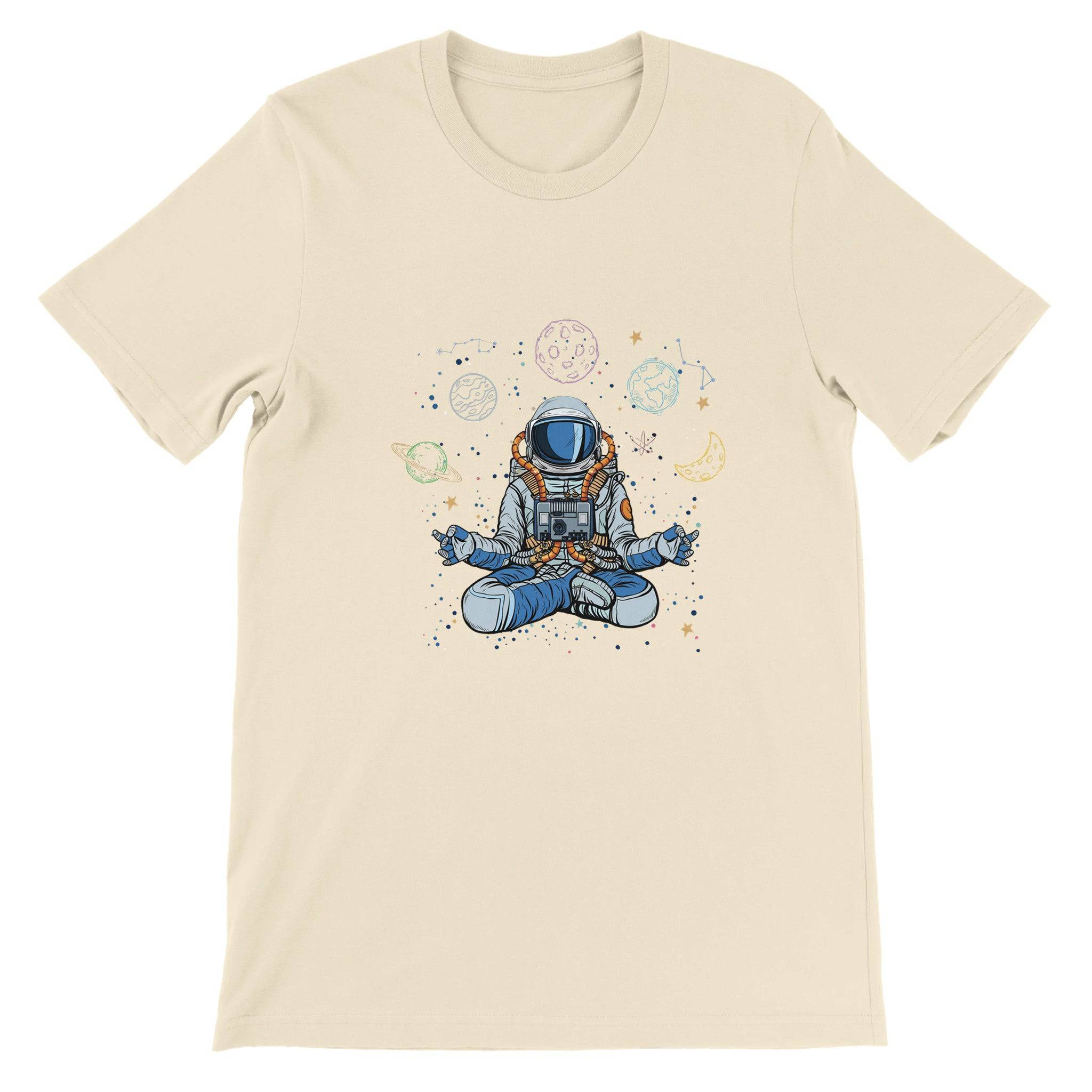 Budget Unisex Crewneck T-shirt/Astronaut-Yoga - Enet Images