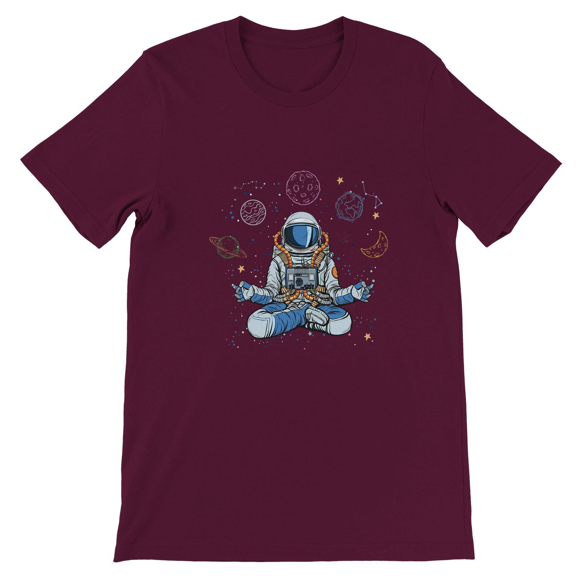 Budget Unisex Crewneck T-shirt/Astronaut-Yoga - Enet Images