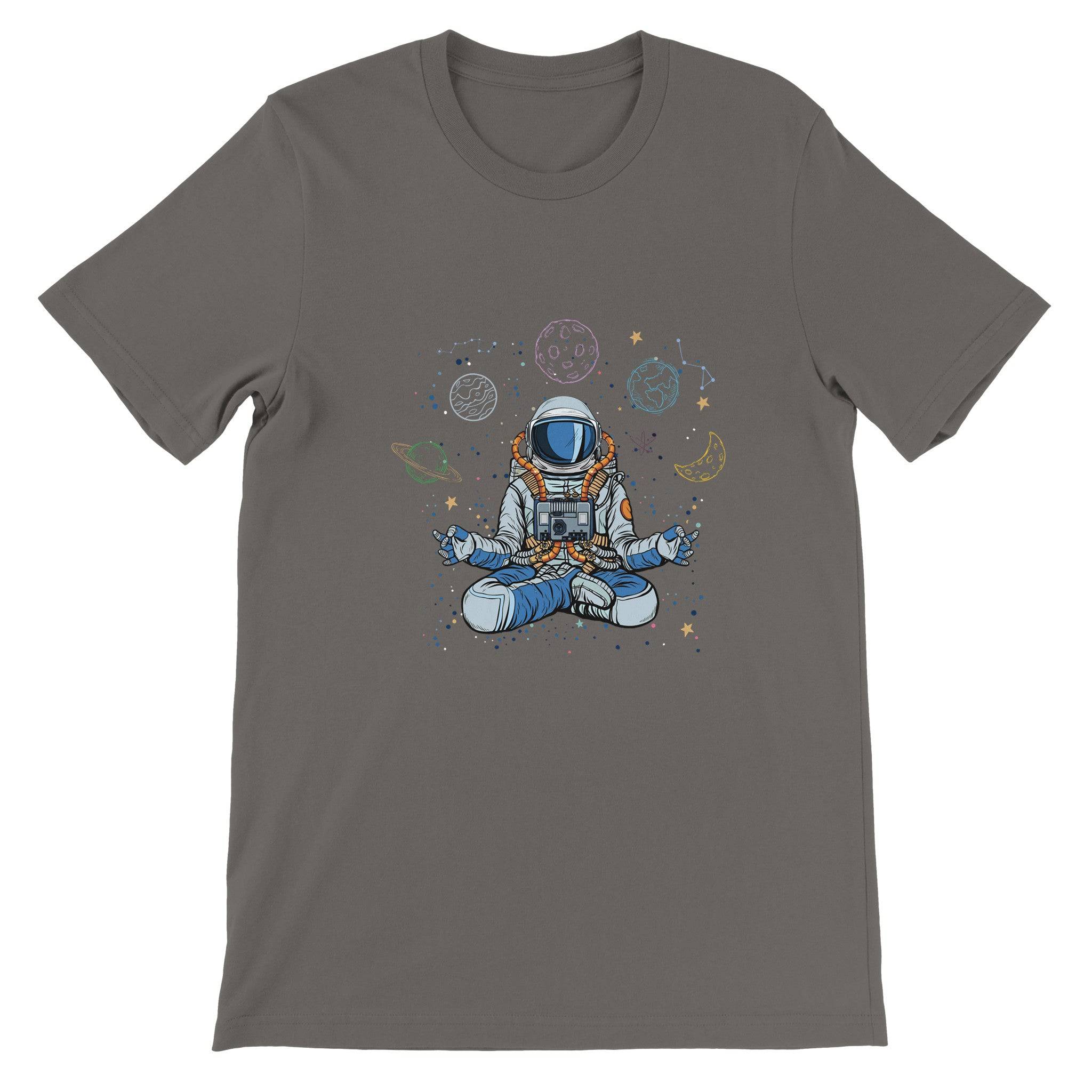 Budget Unisex Crewneck T-shirt/Astronaut-Yoga - Enet Images