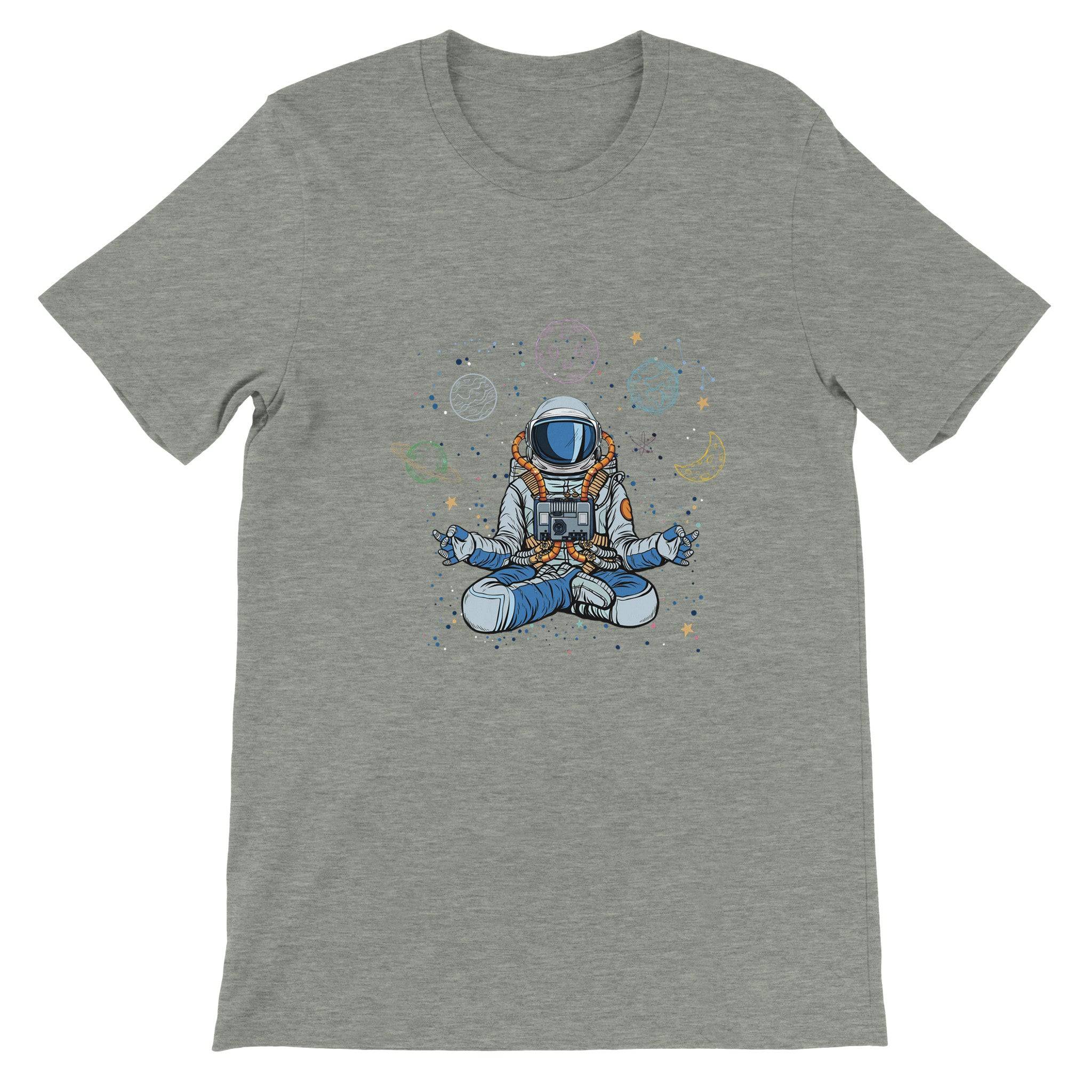 Budget Unisex Crewneck T-shirt/Astronaut-Yoga - Enet Images