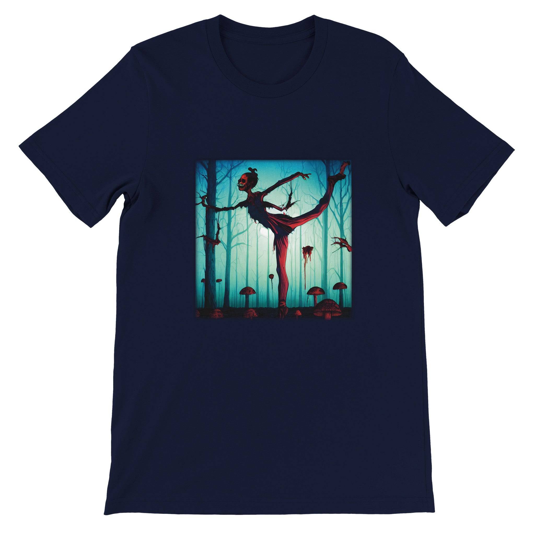 Budget Unisex Crewneck T-shirt/Ballet-Zombie - Enet Images