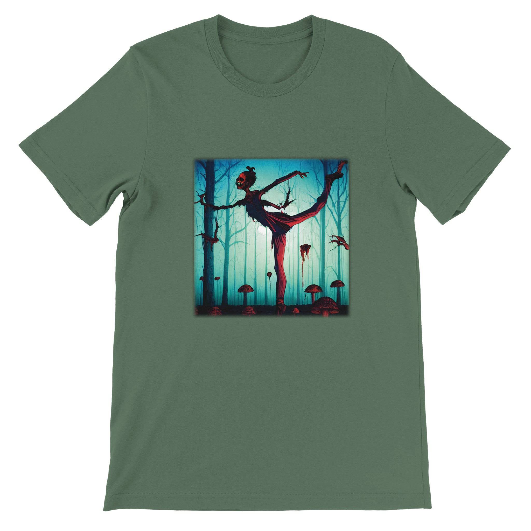 Budget Unisex Crewneck T-shirt/Ballet-Zombie - Enet Images