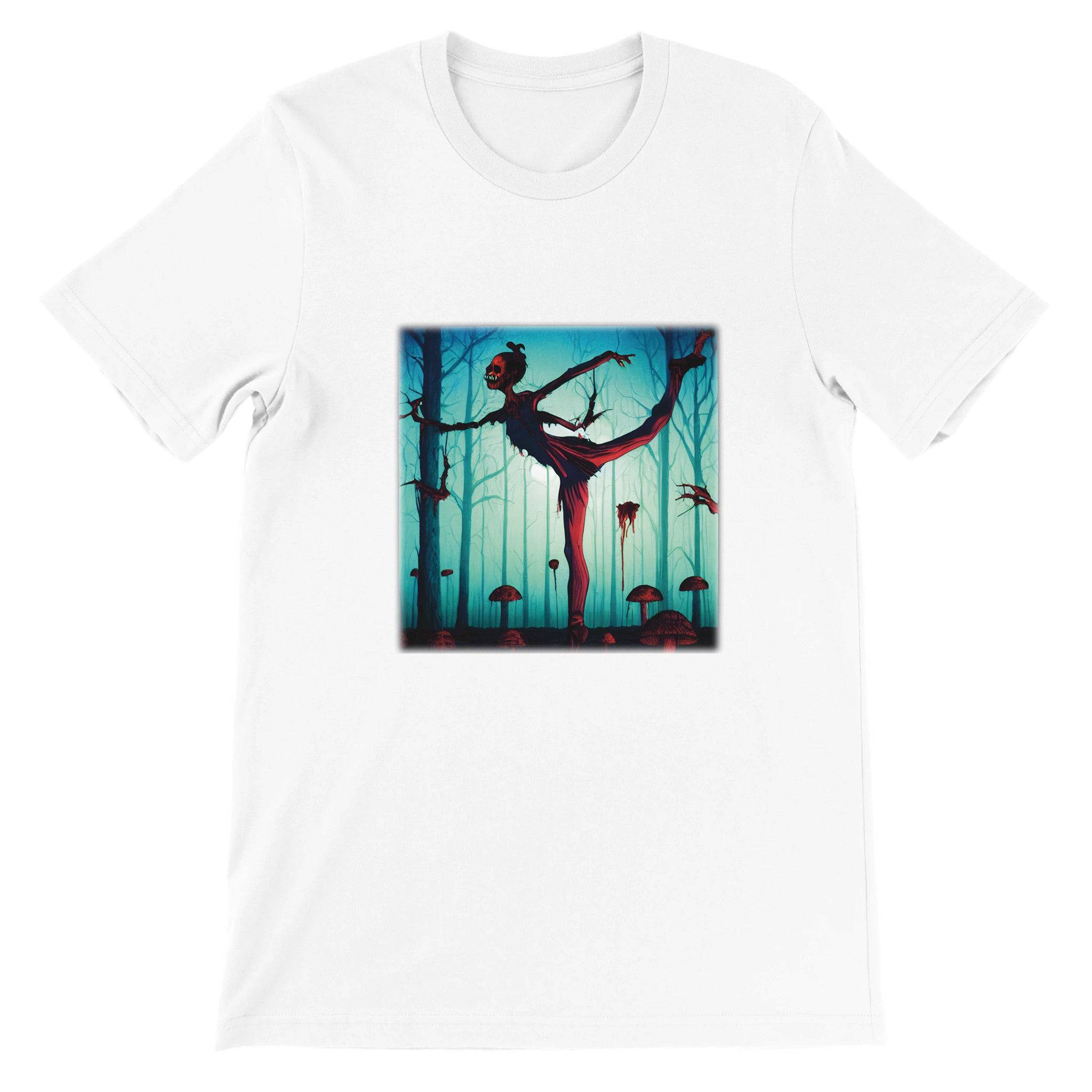 Budget Unisex Crewneck T-shirt/Ballet-Zombie - Enet Images