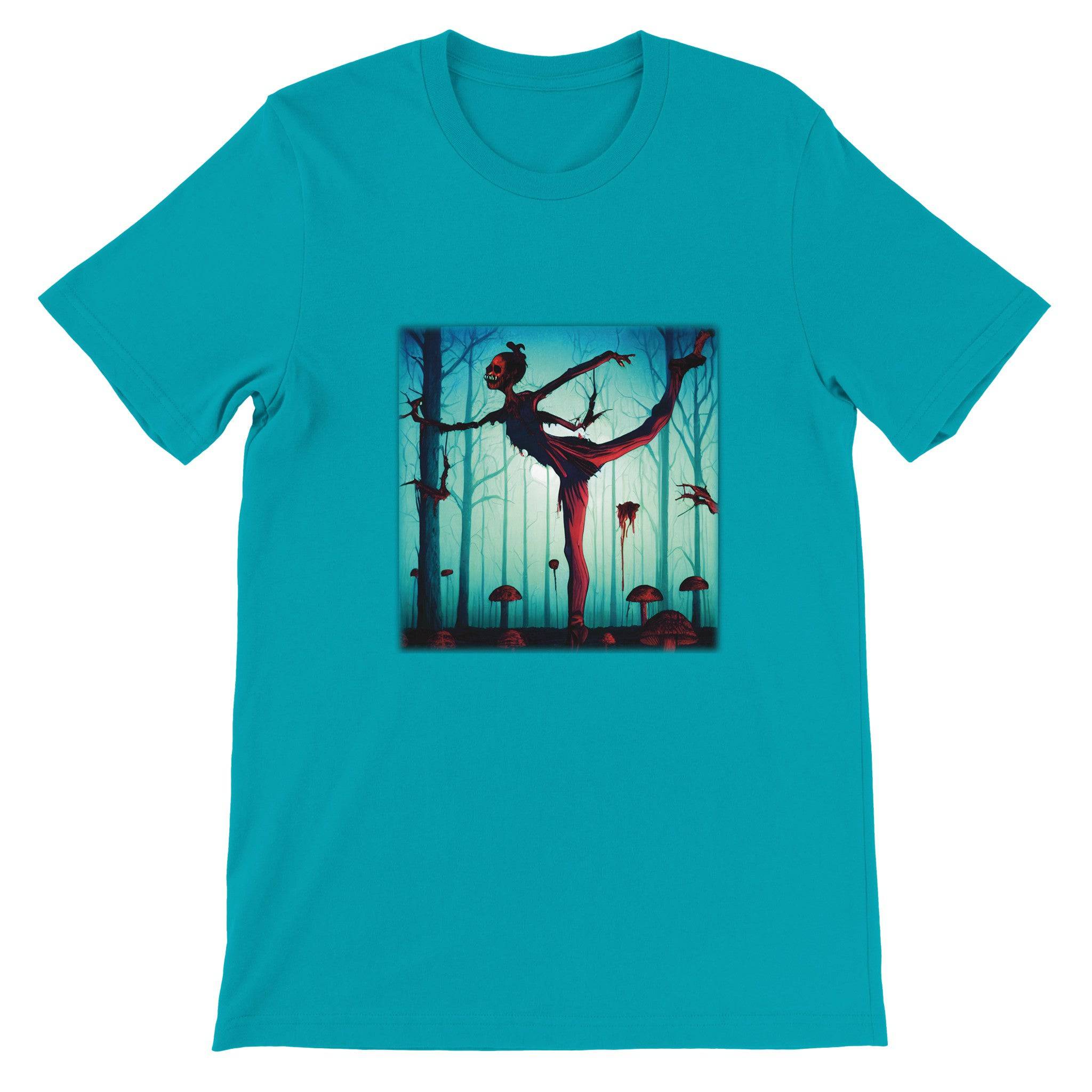 Budget Unisex Crewneck T-shirt/Ballet-Zombie - Enet Images