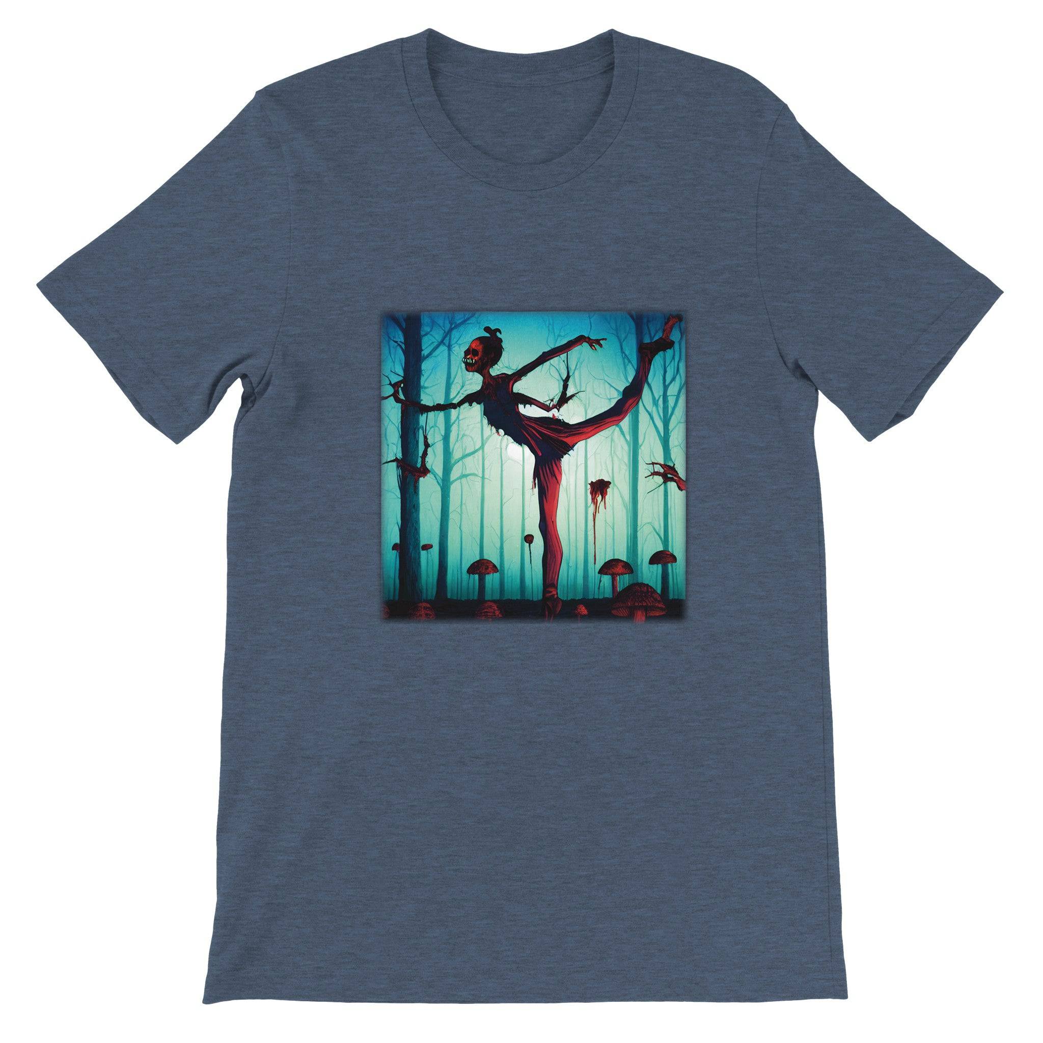 Budget Unisex Crewneck T-shirt/Ballet-Zombie - Enet Images