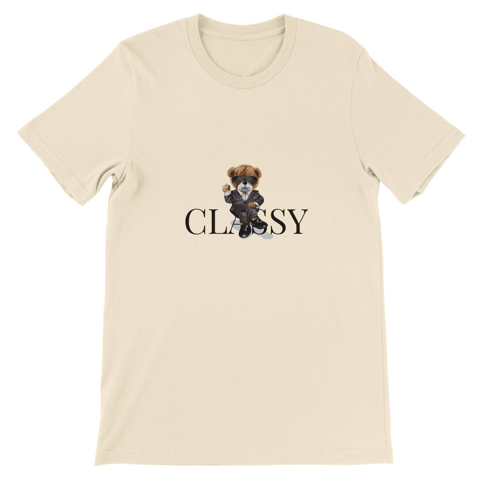 Budget Unisex Crewneck T-shirt/Bear-Classy - Enet Images