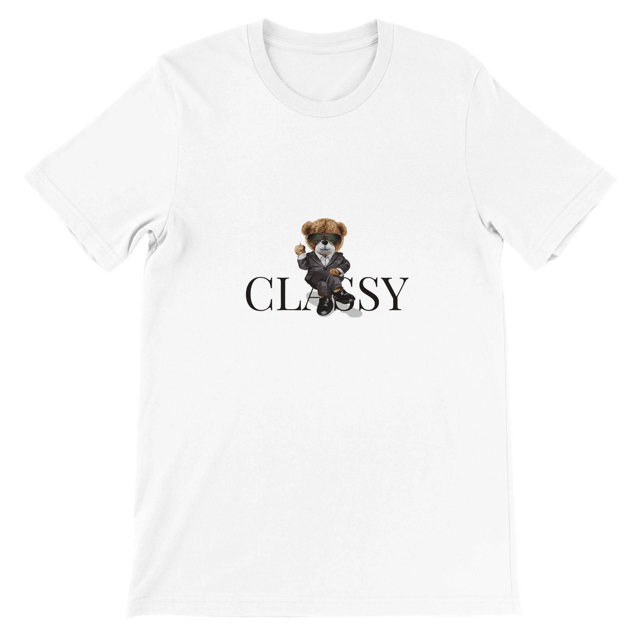 Budget Unisex Crewneck T-shirt/Bear-Classy - Enet Images
