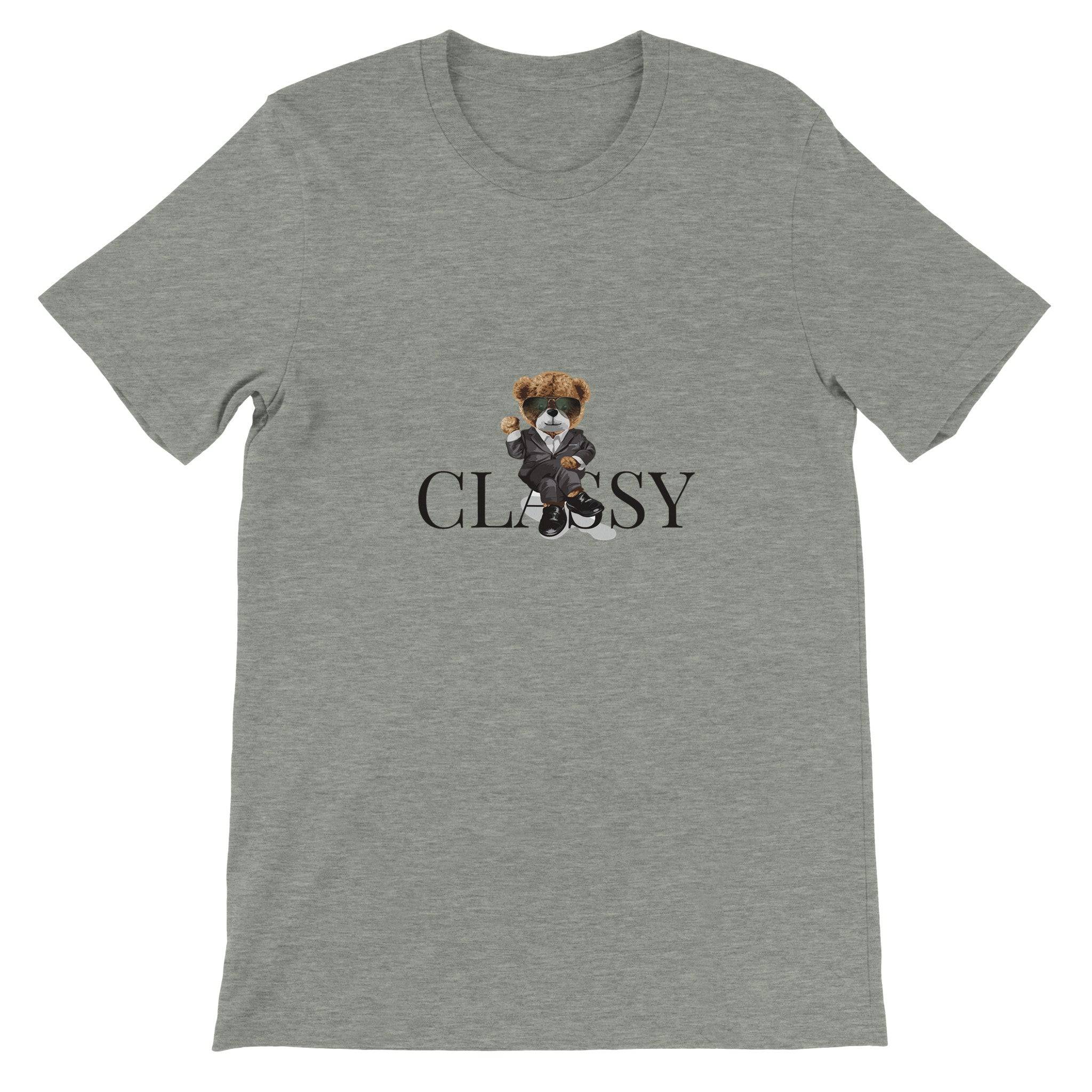 Budget Unisex Crewneck T-shirt/Bear-Classy - Enet Images