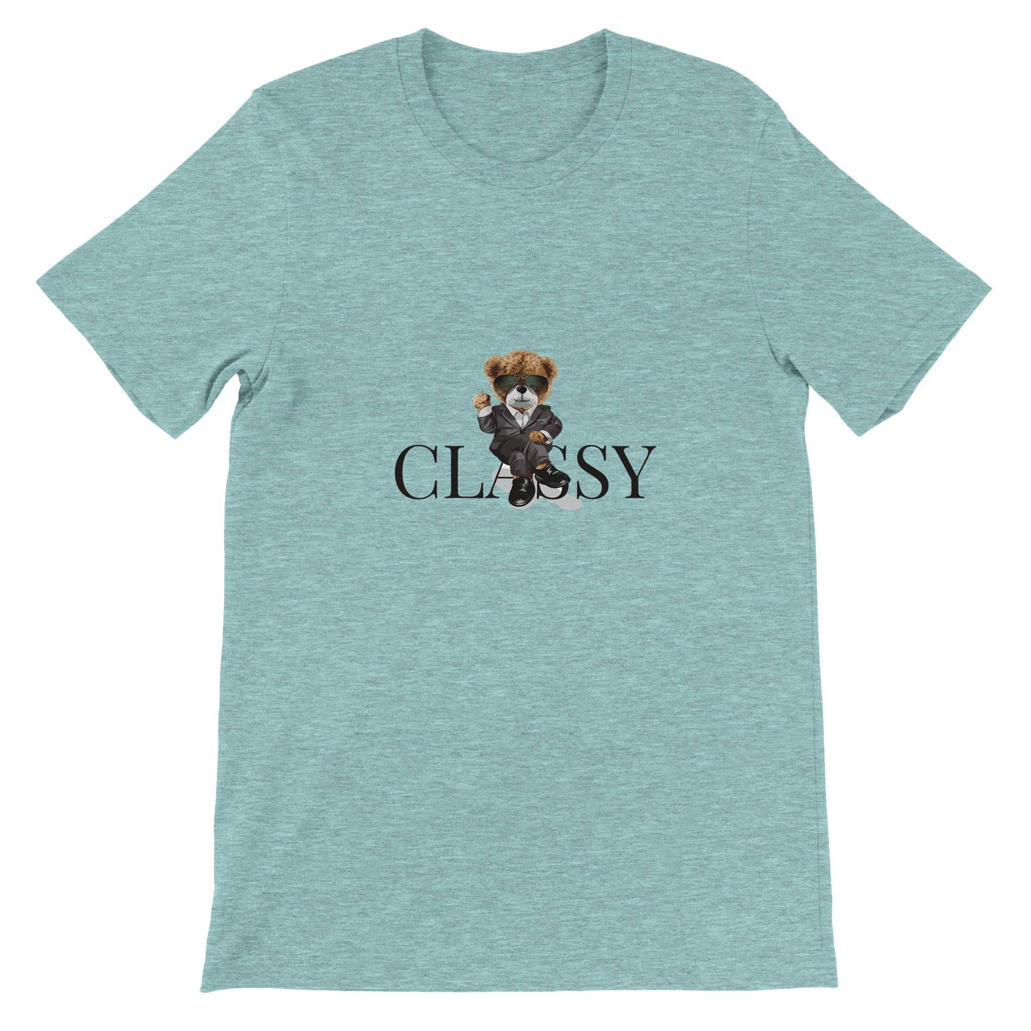 Budget Unisex Crewneck T-shirt/Bear-Classy - Enet Images