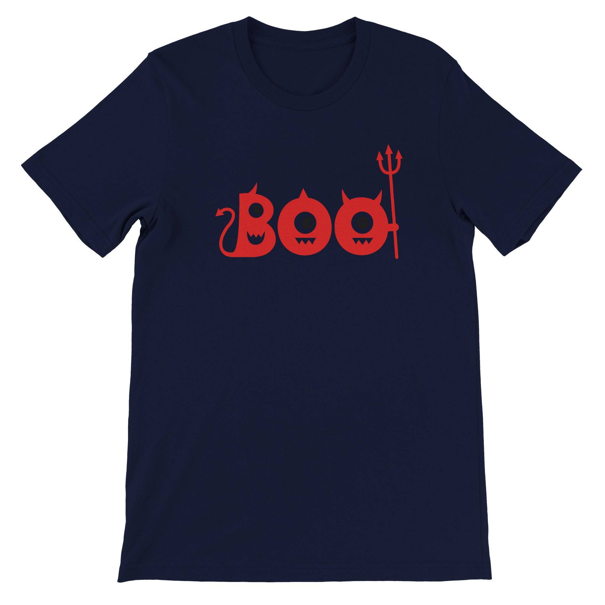 Budget Unisex Crewneck T-shirt/Boo-Halloween - Enet Images