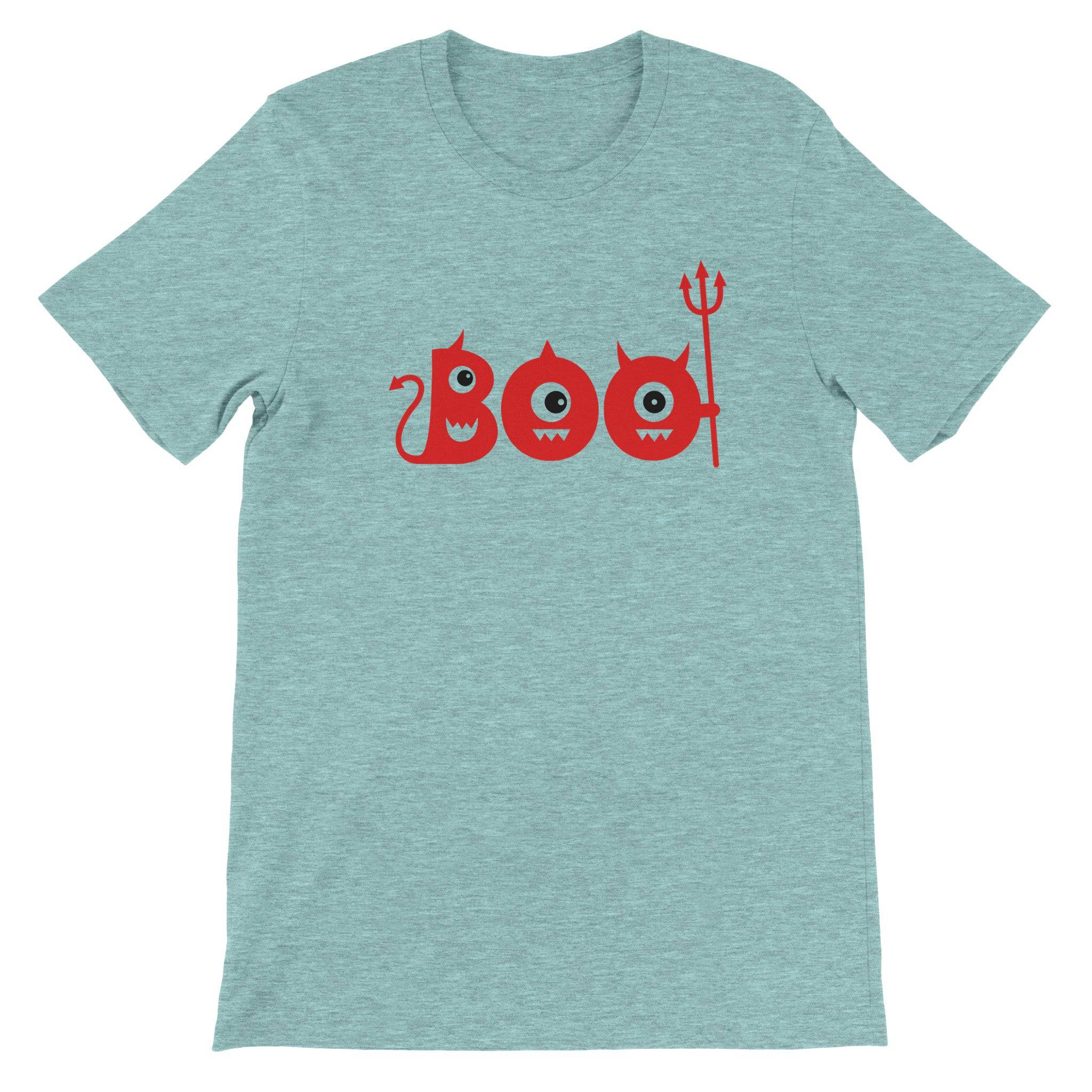 Budget Unisex Crewneck T-shirt/Boo-Halloween - Enet Images