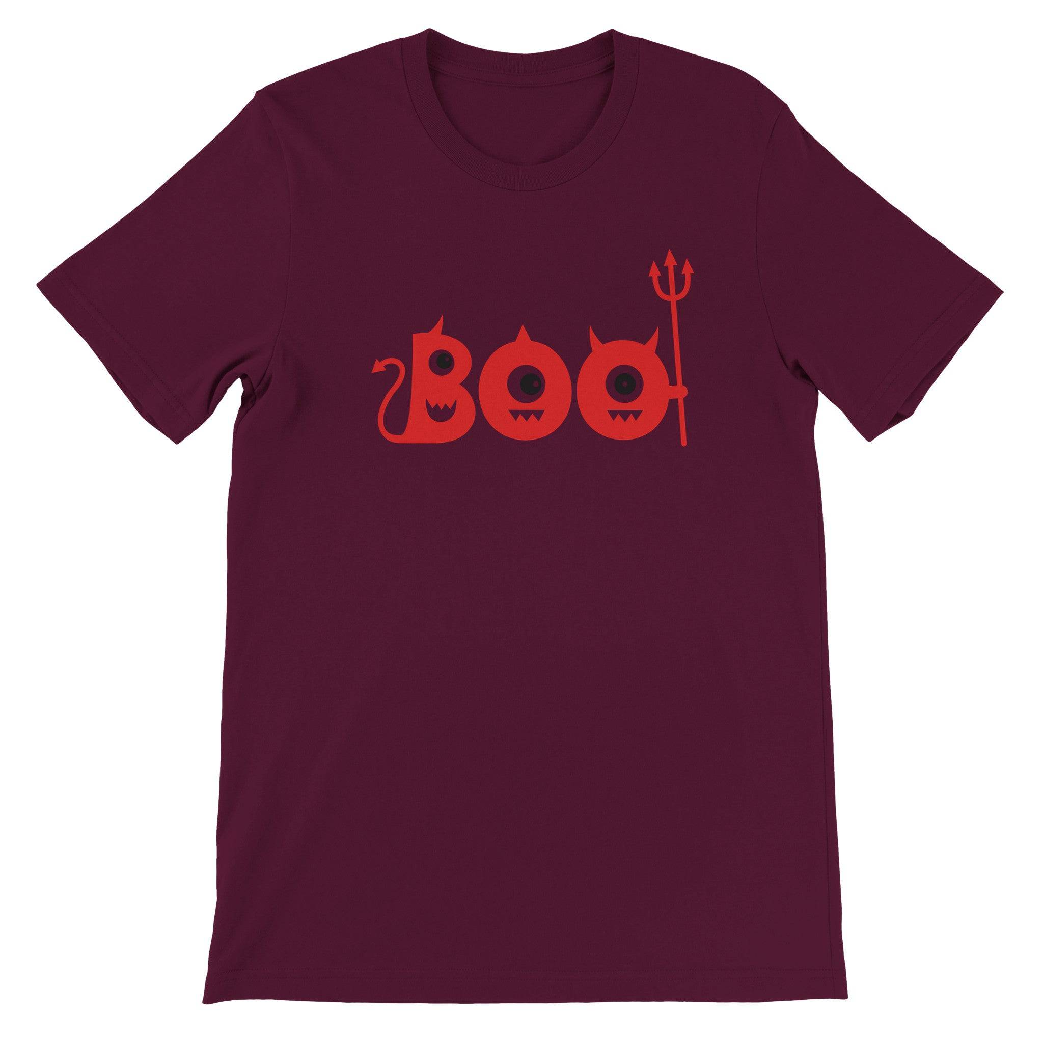 Budget Unisex Crewneck T-shirt/Boo-Halloween - Enet Images