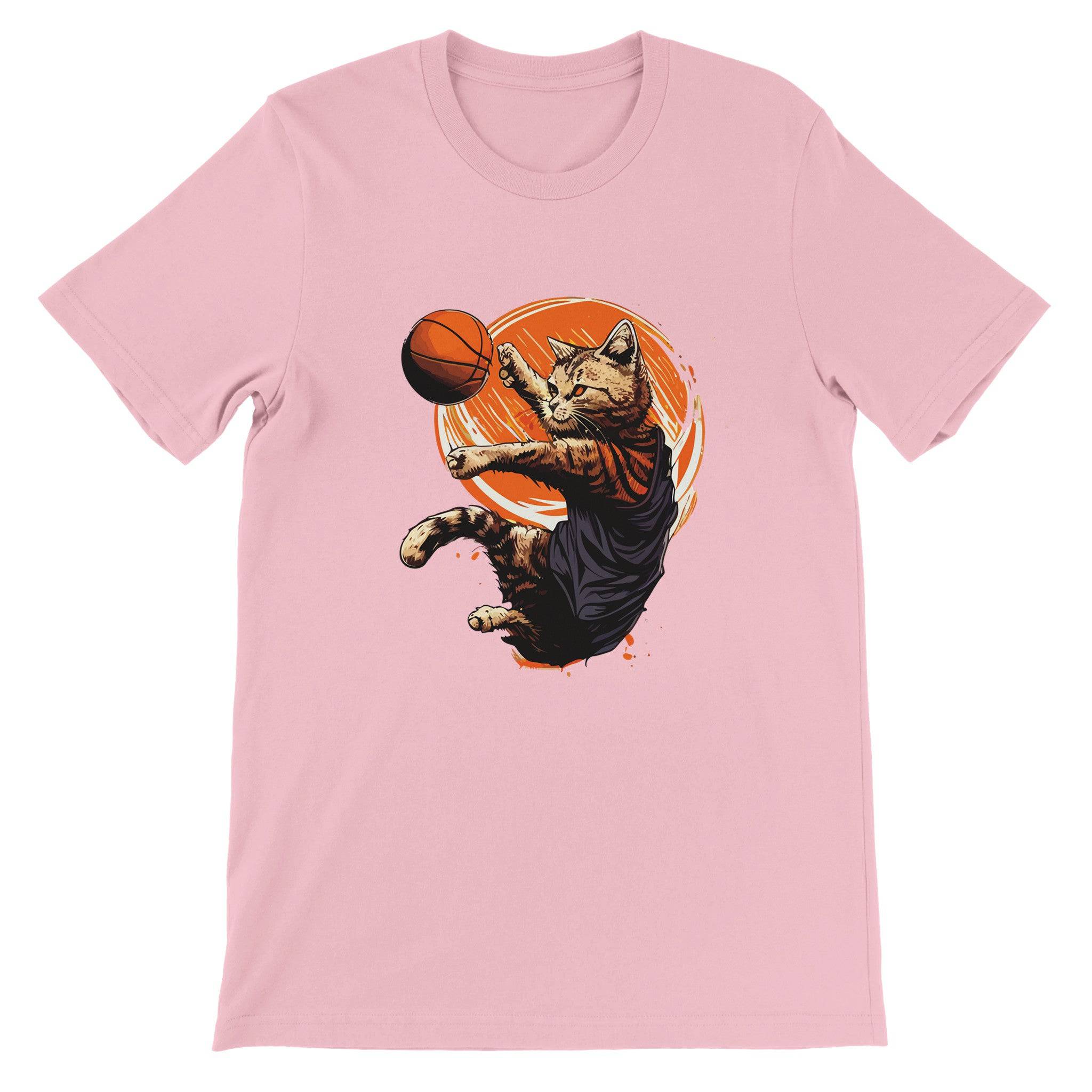 Budget Unisex Crewneck T-shirt/Cat-Basket - Enet Images