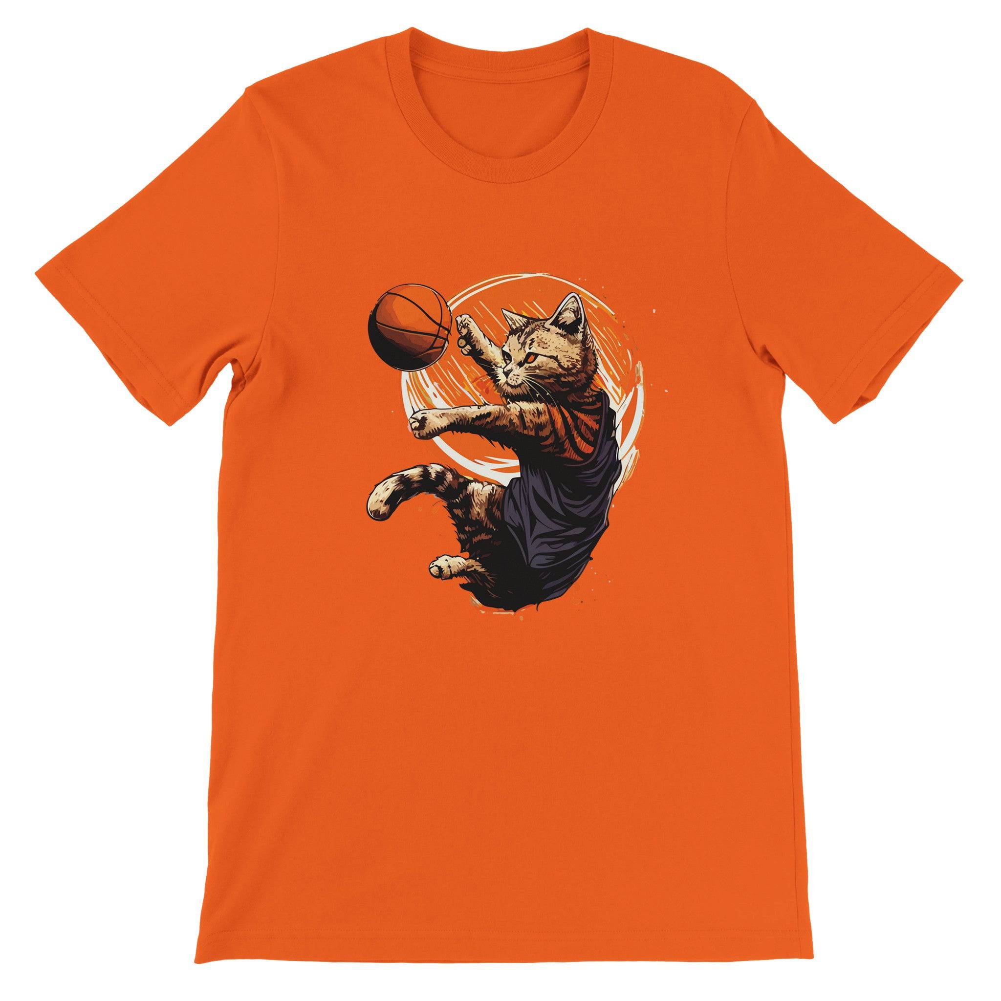 Budget Unisex Crewneck T-shirt/Cat-Basket - Enet Images