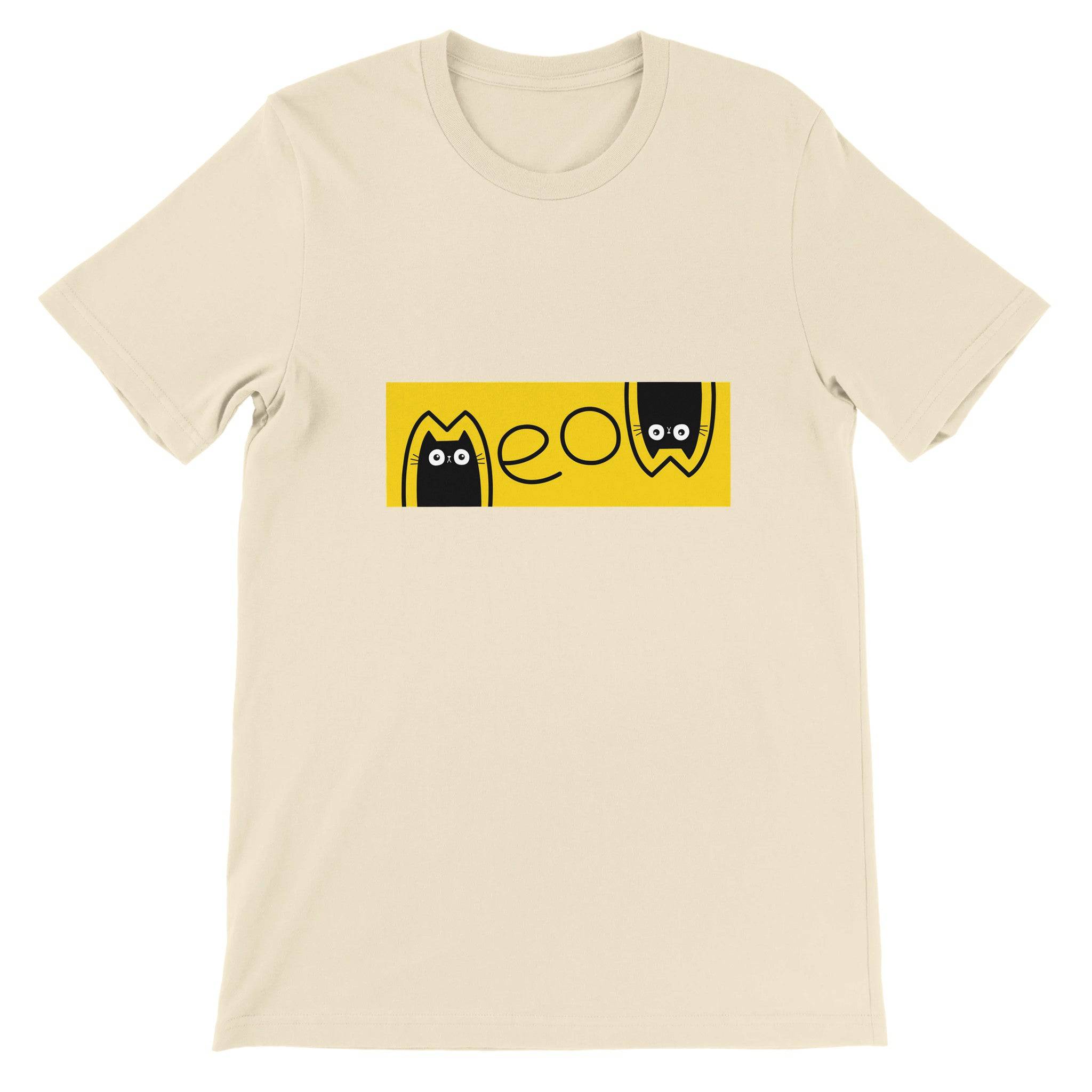 Budget Unisex Crewneck T-shirt/Cat-Meaw - Enet Images