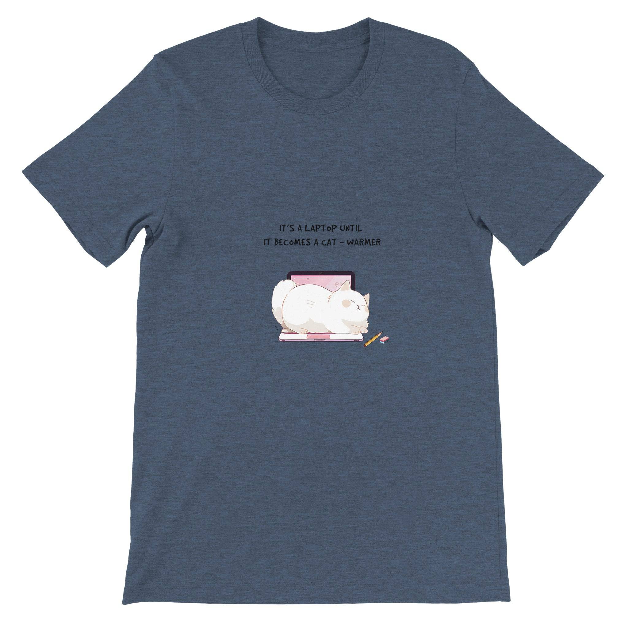 Budget Unisex Crewneck T-shirt/Cat-Warmer - Enet Images