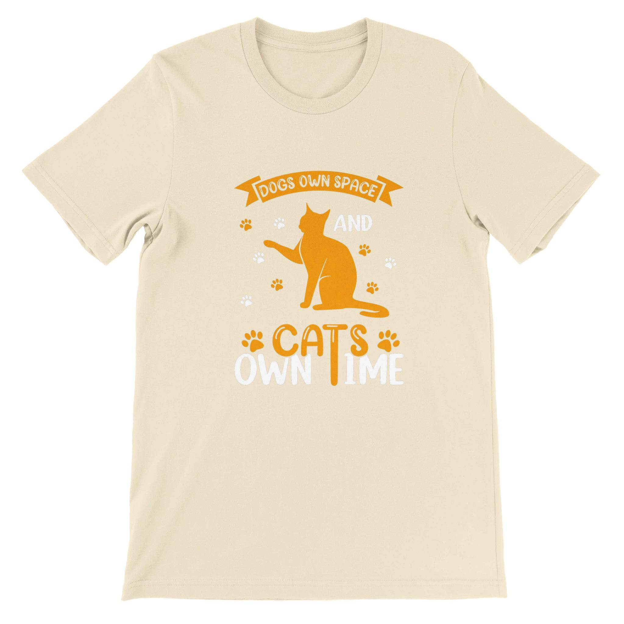 Budget Unisex Crewneck T-shirt/Cats-Own-Time - Enet Images