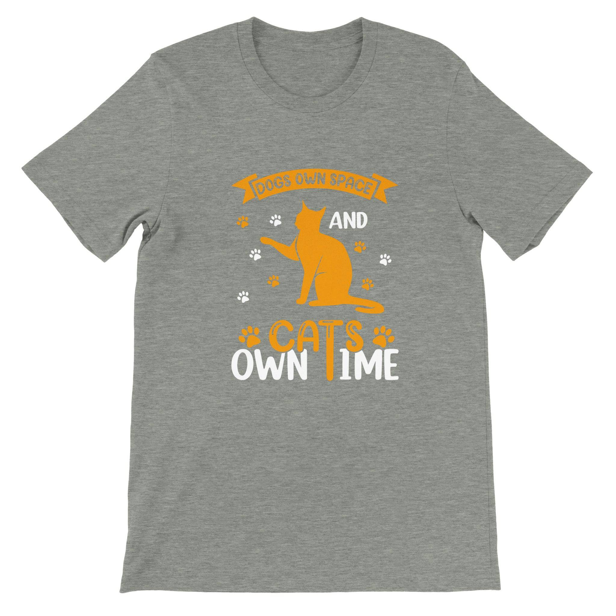 Budget Unisex Crewneck T-shirt/Cats-Own-Time - Enet Images