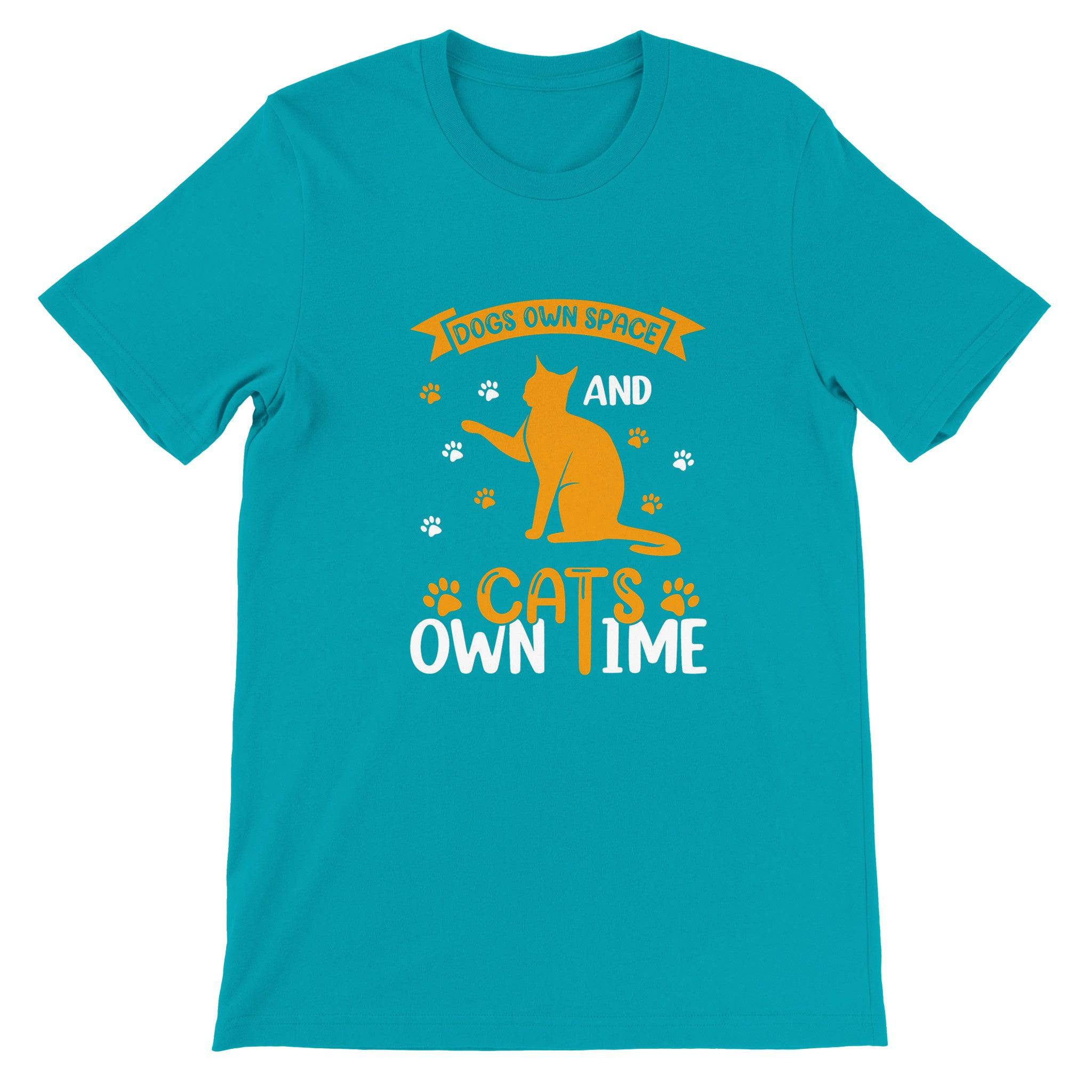 Budget Unisex Crewneck T-shirt/Cats-Own-Time - Enet Images