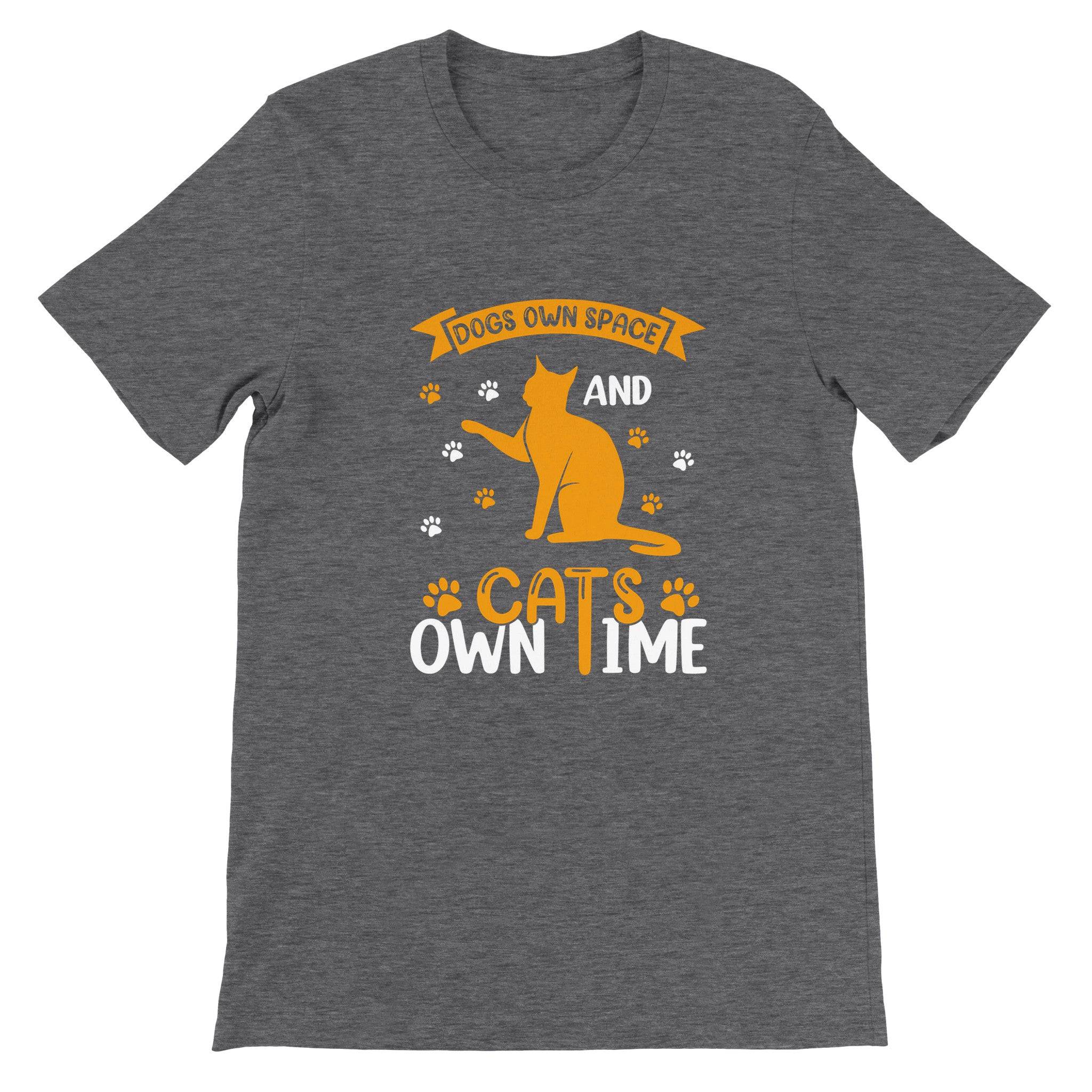 Budget Unisex Crewneck T-shirt/Cats-Own-Time - Enet Images