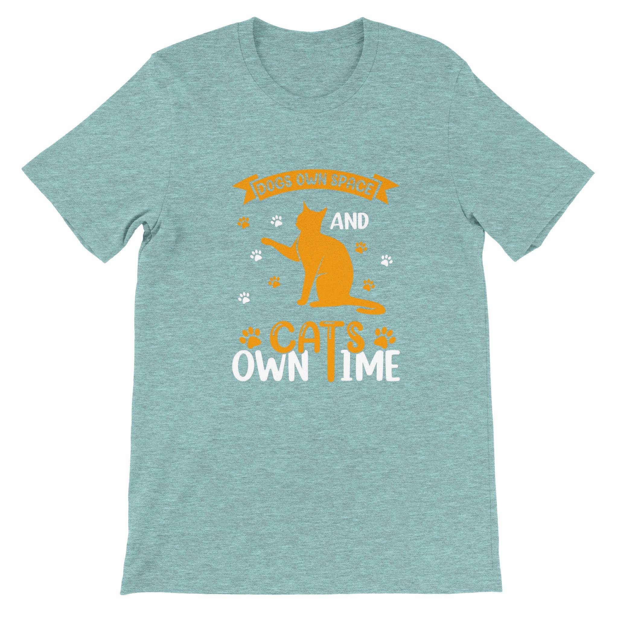 Budget Unisex Crewneck T-shirt/Cats-Own-Time - Enet Images