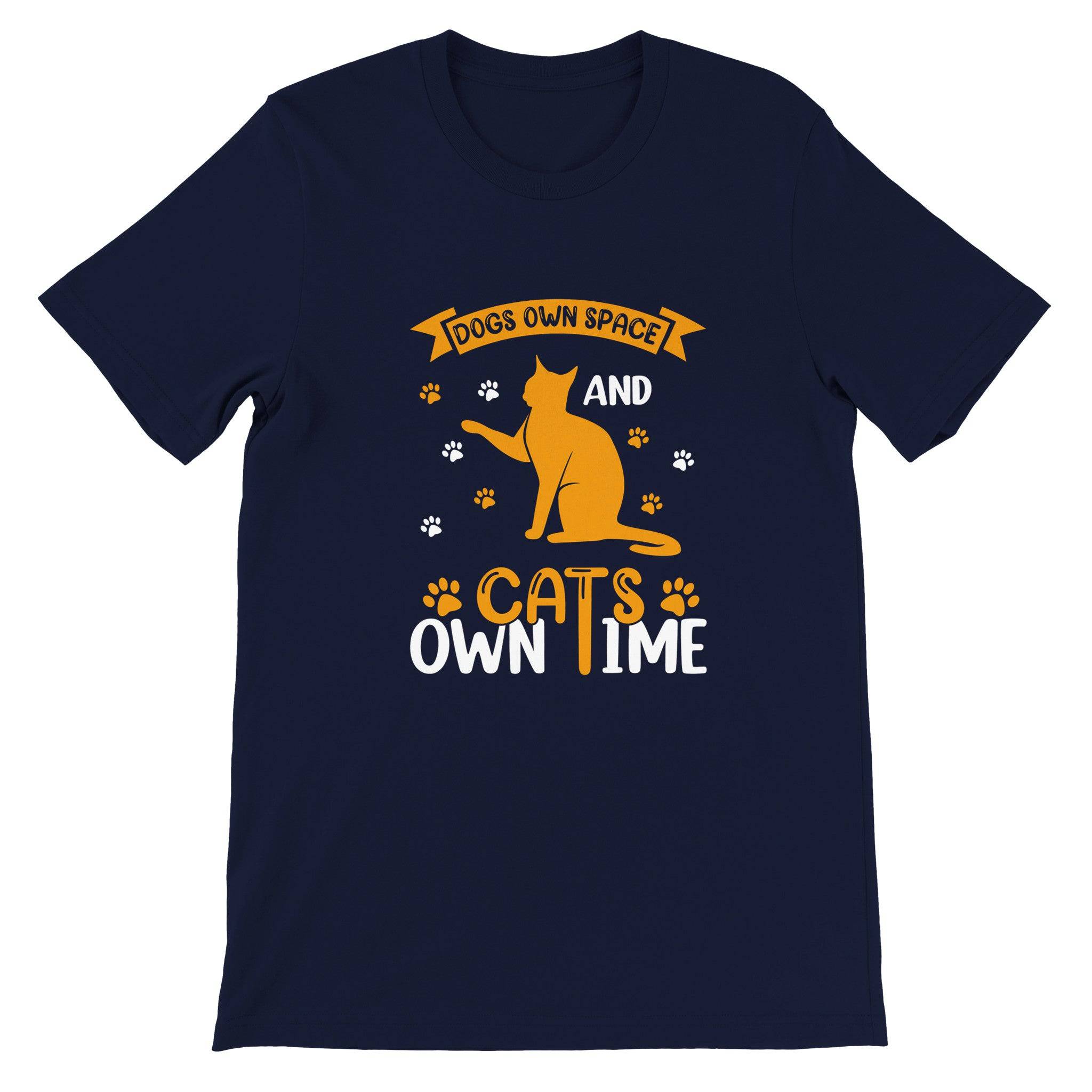 Budget Unisex Crewneck T-shirt/Cats-Own-Time - Enet Images