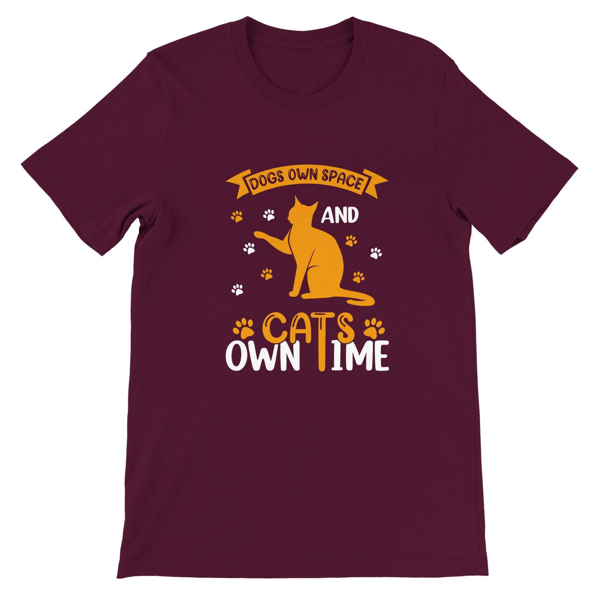 Budget Unisex Crewneck T-shirt/Cats-Own-Time - Enet Images