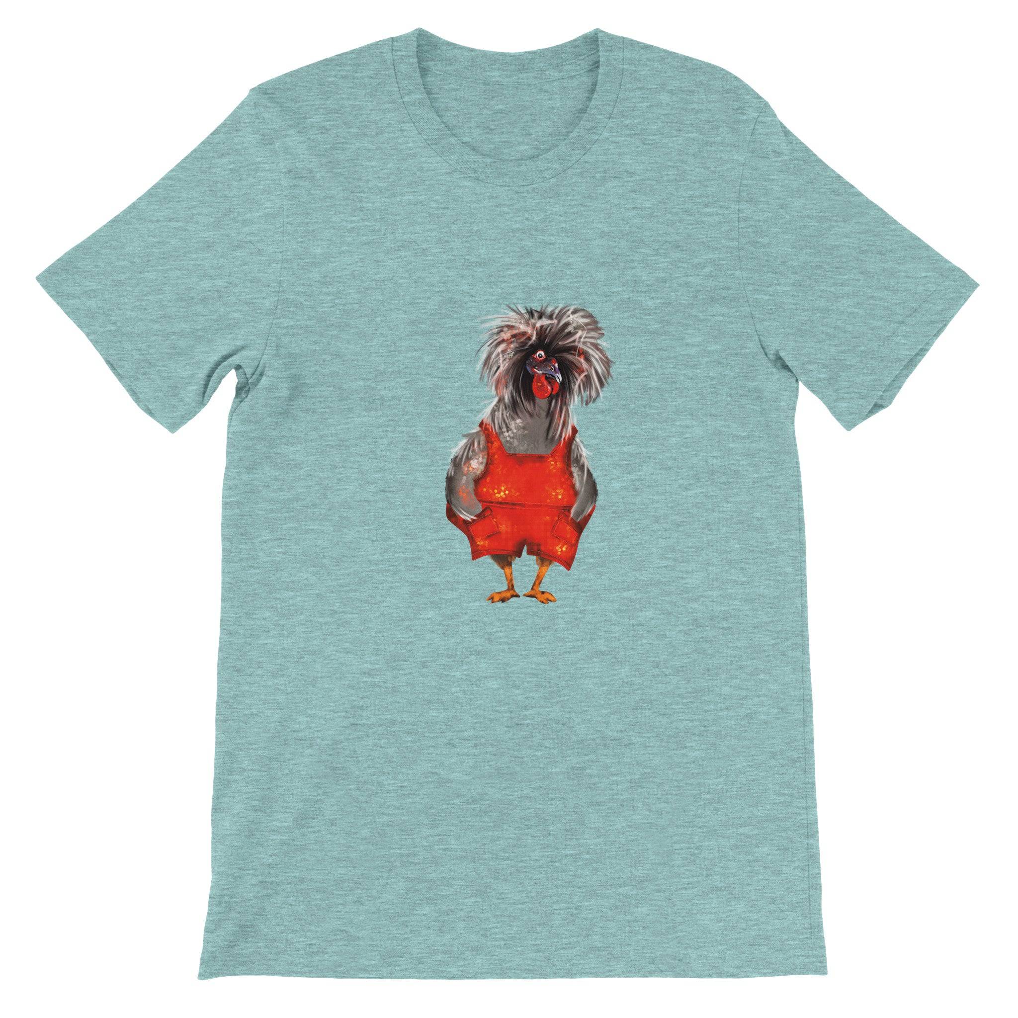 Budget Unisex Crewneck T-shirt/Chicken-Lady - Enet Images