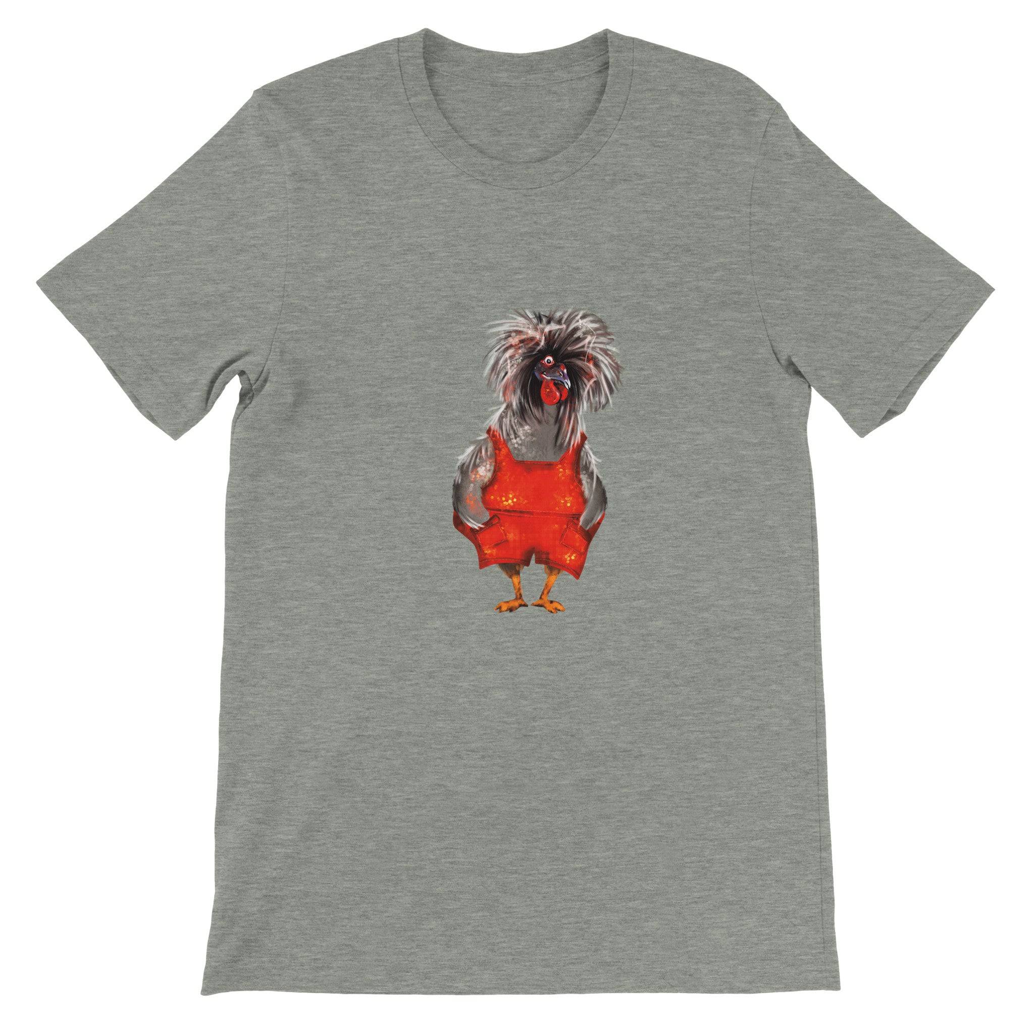 Budget Unisex Crewneck T-shirt/Chicken-Lady - Enet Images