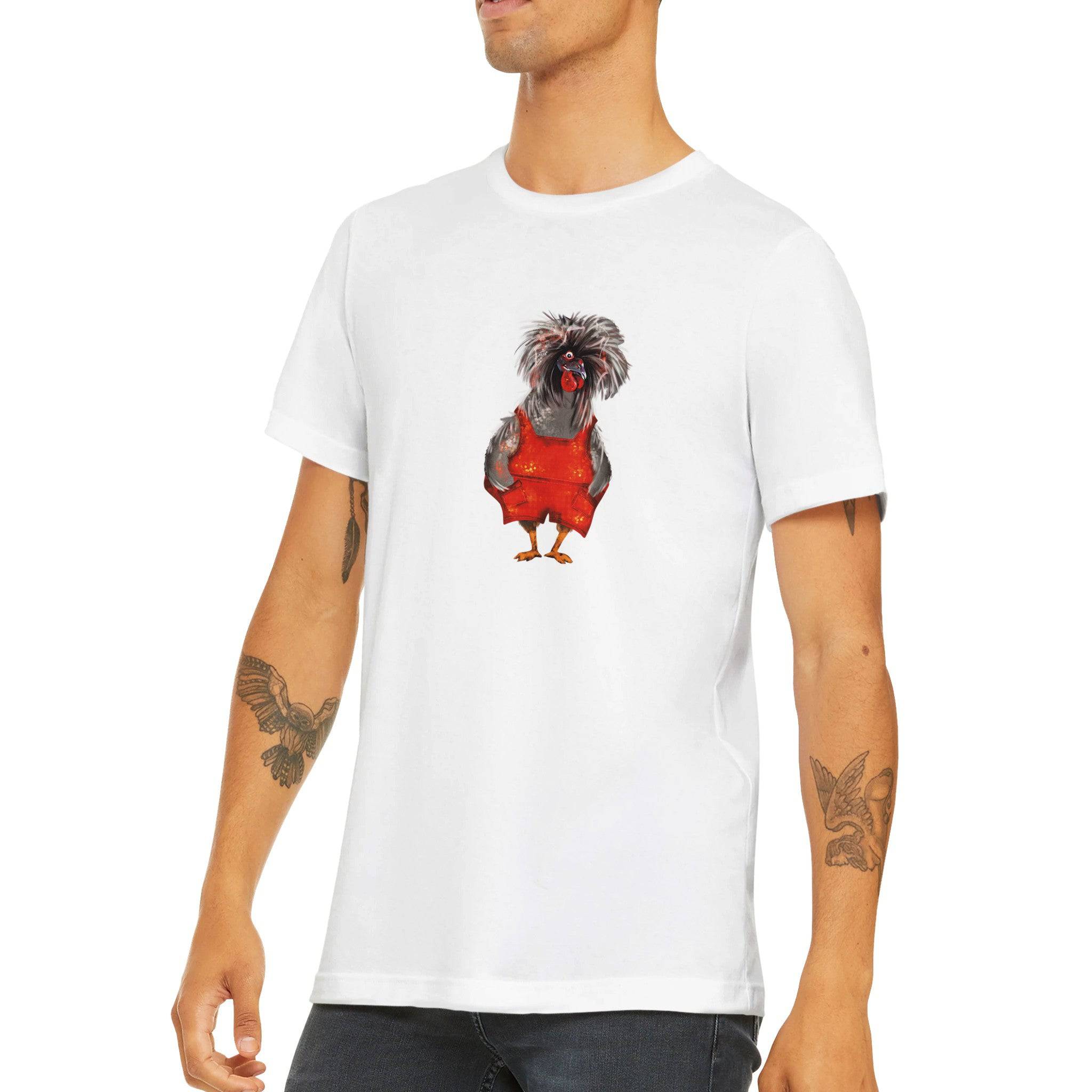 Budget Unisex Crewneck T-shirt/Chicken-Lady - Enet Images