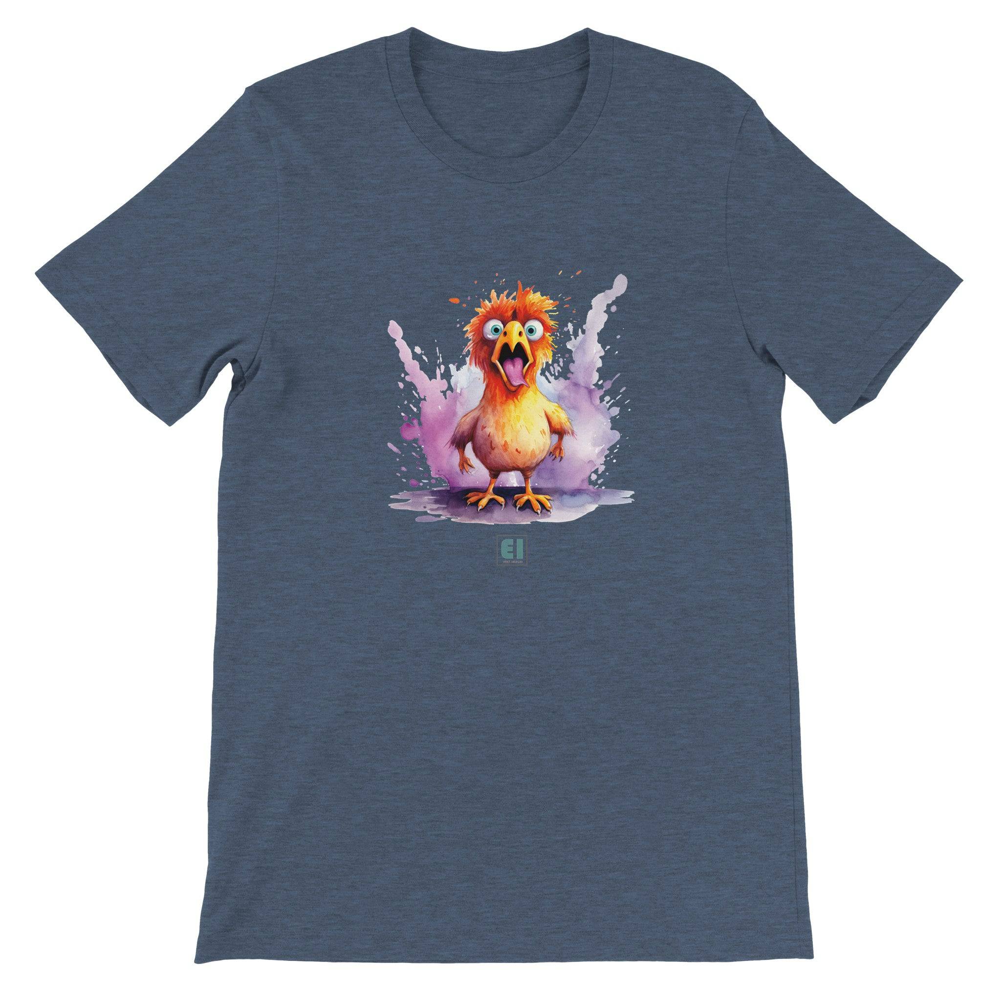 Budget Unisex Crewneck T-shirt/Chicken-Splash - Enet Images