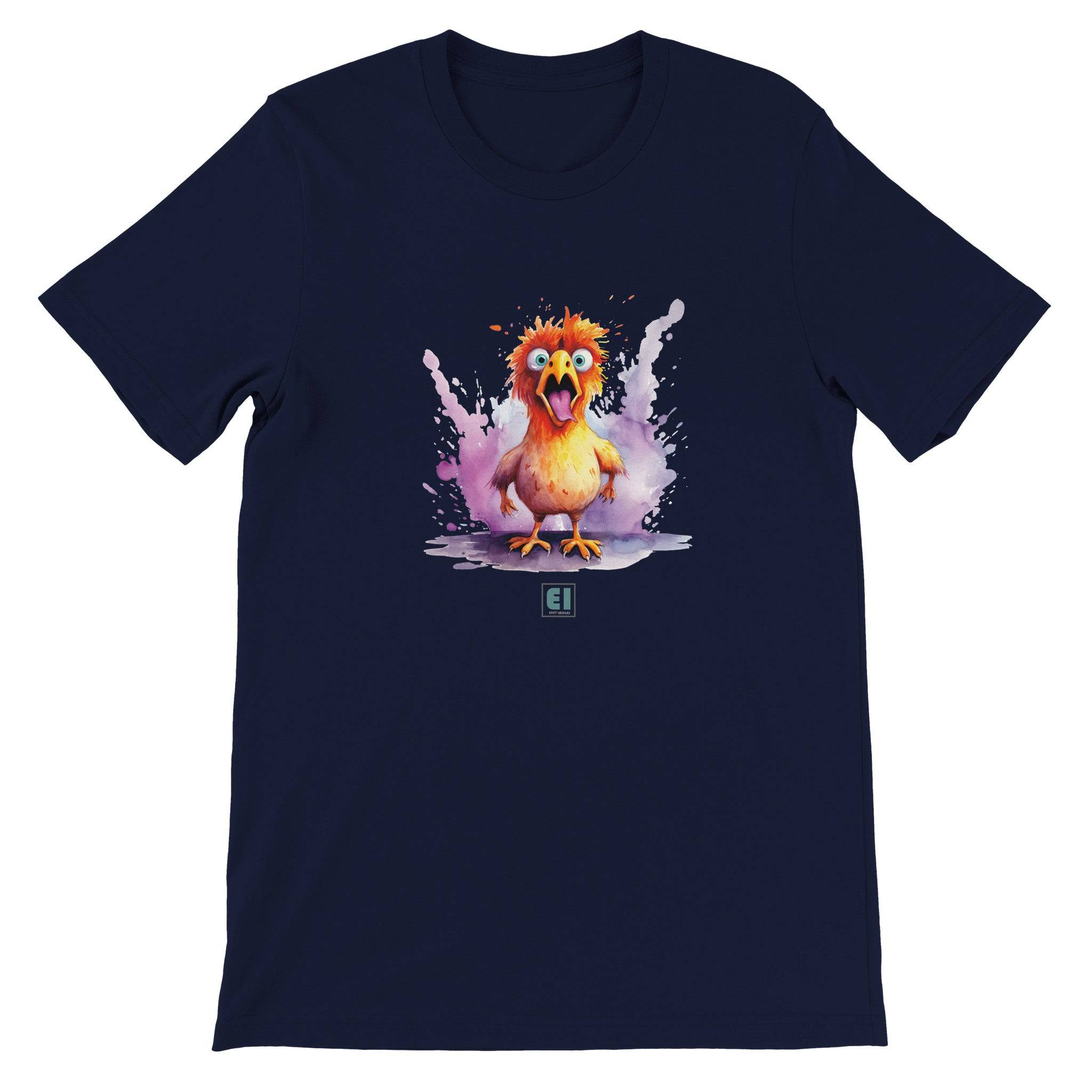 Budget Unisex Crewneck T-shirt/Chicken-Splash - Enet Images