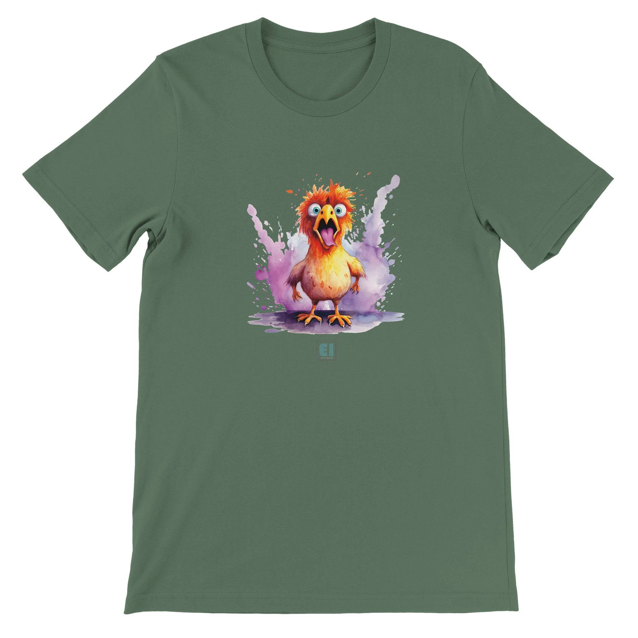 Budget Unisex Crewneck T-shirt/Chicken-Splash - Enet Images