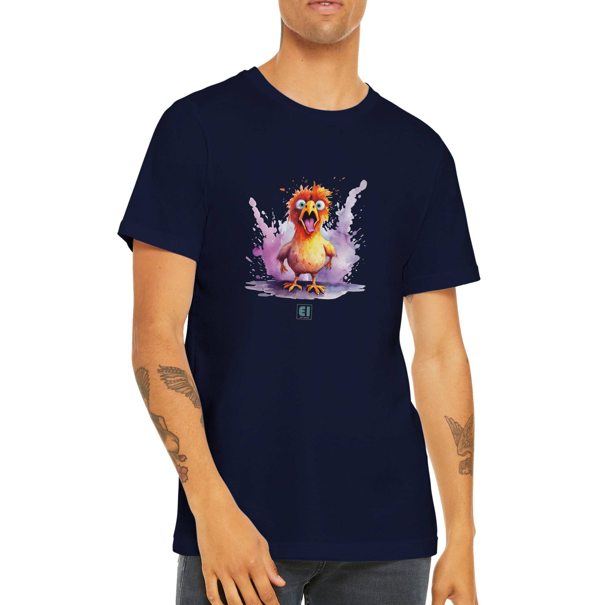 Budget Unisex Crewneck T-shirt/Chicken-Splash - Enet Images