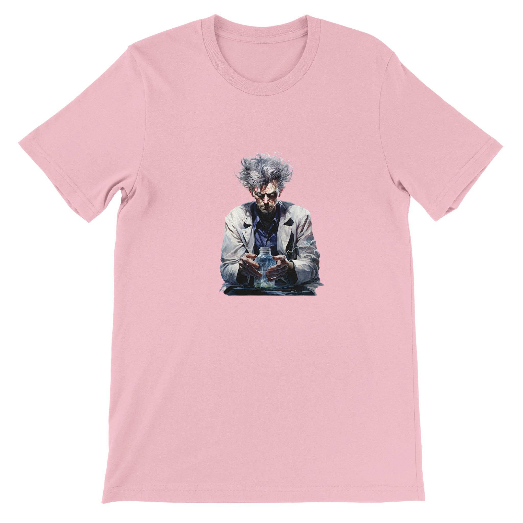 Budget Unisex Crewneck T-shirt/Creepy-Scientist - Enet Images