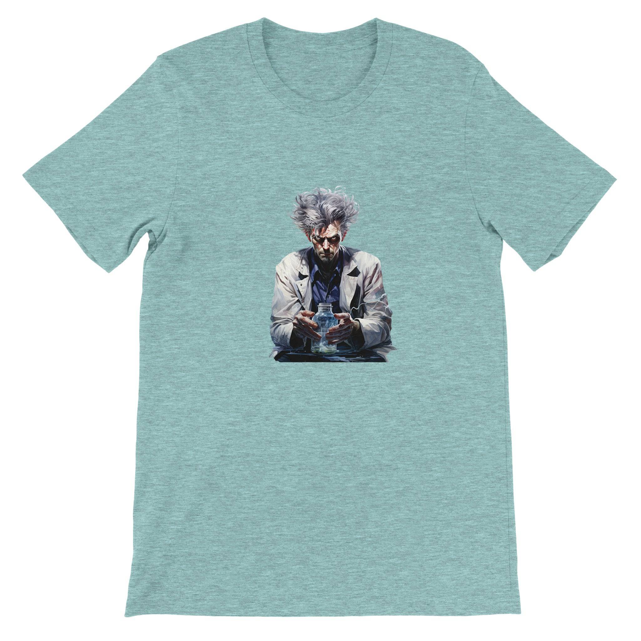 Budget Unisex Crewneck T-shirt/Creepy-Scientist - Enet Images