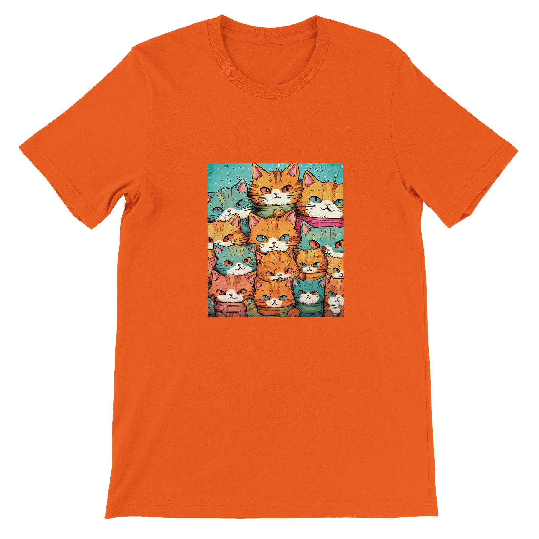 Budget Unisex Crewneck T-shirt/Crowd-Of-Cats - Enet Images
