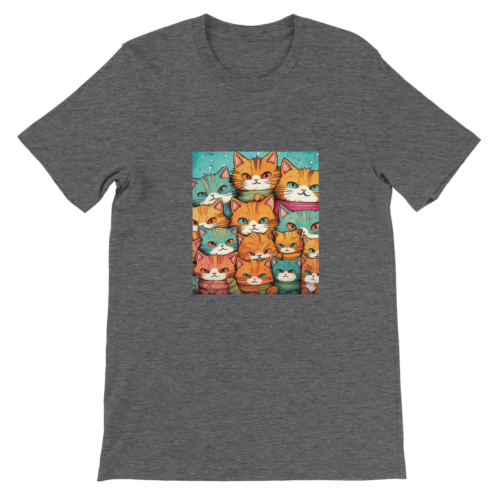 Budget Unisex Crewneck T-shirt/Crowd-Of-Cats - Enet Images