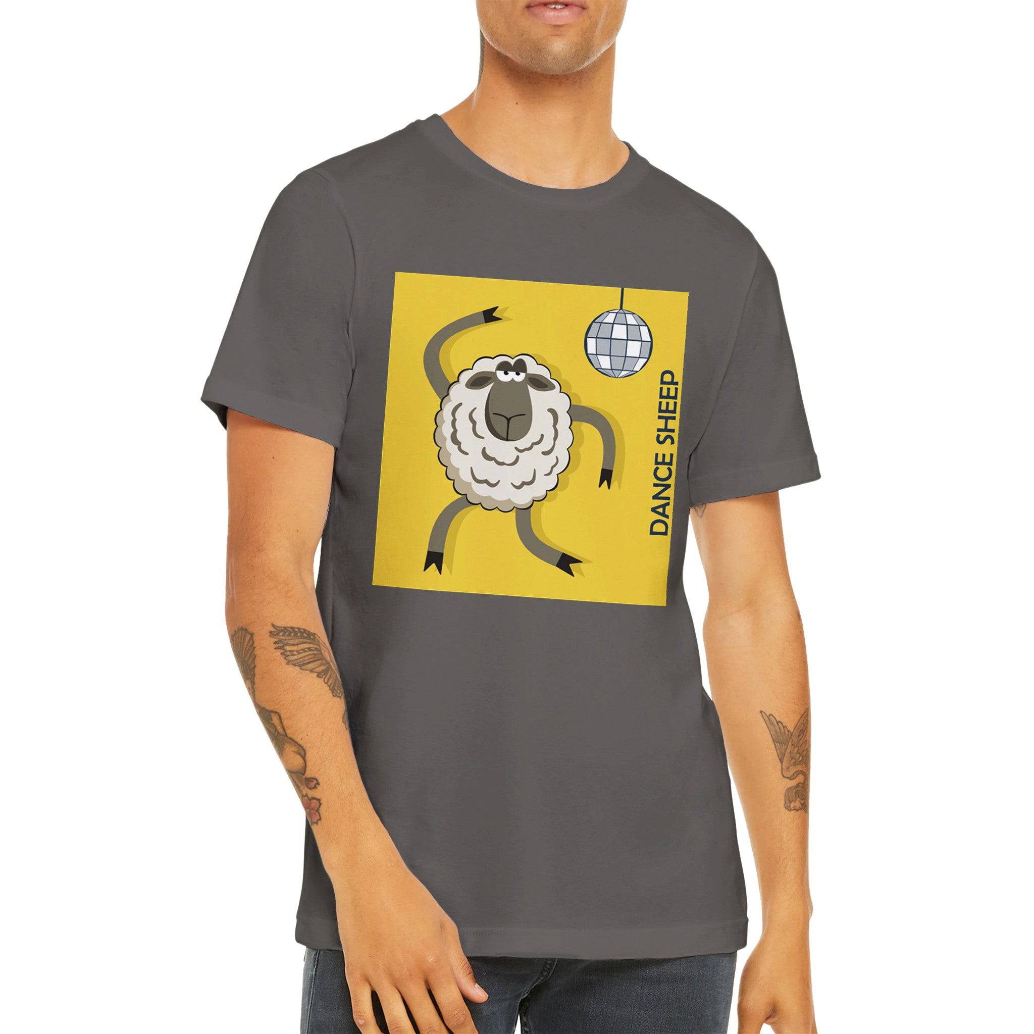 Budget Unisex Crewneck T-shirt/Dance-Sheep - Enet Images