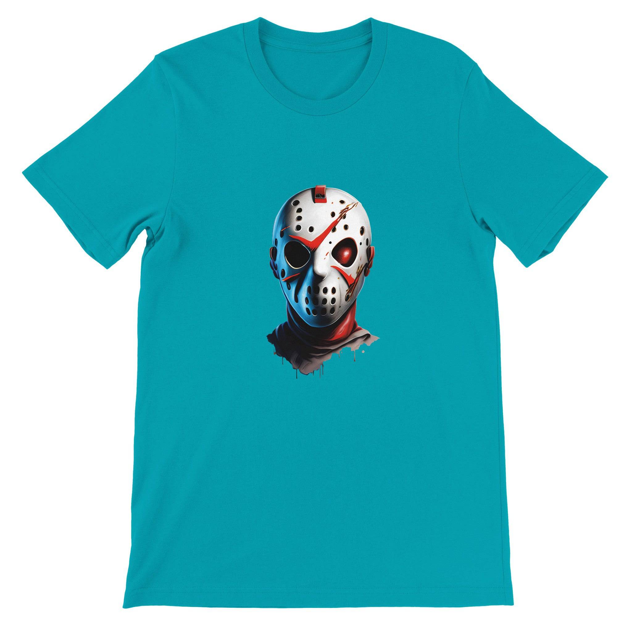 Budget Unisex Crewneck T-shirt/Friday-13th-Halloween - Enet Images