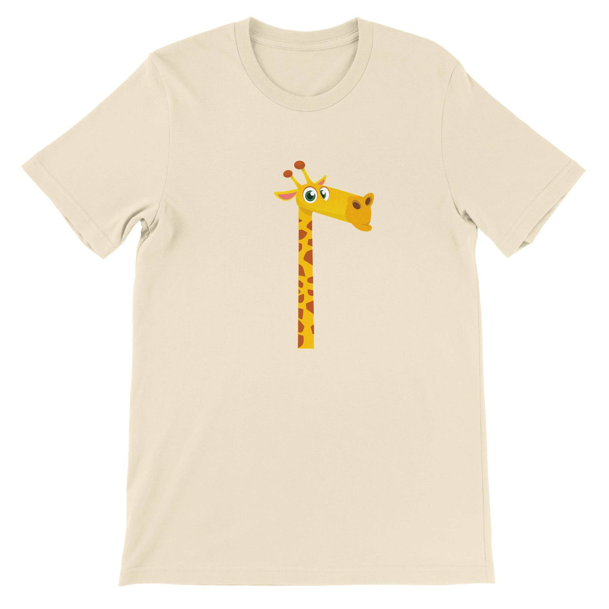 Budget Unisex Crewneck T-shirt/Funny-Giraffe - Enet Images