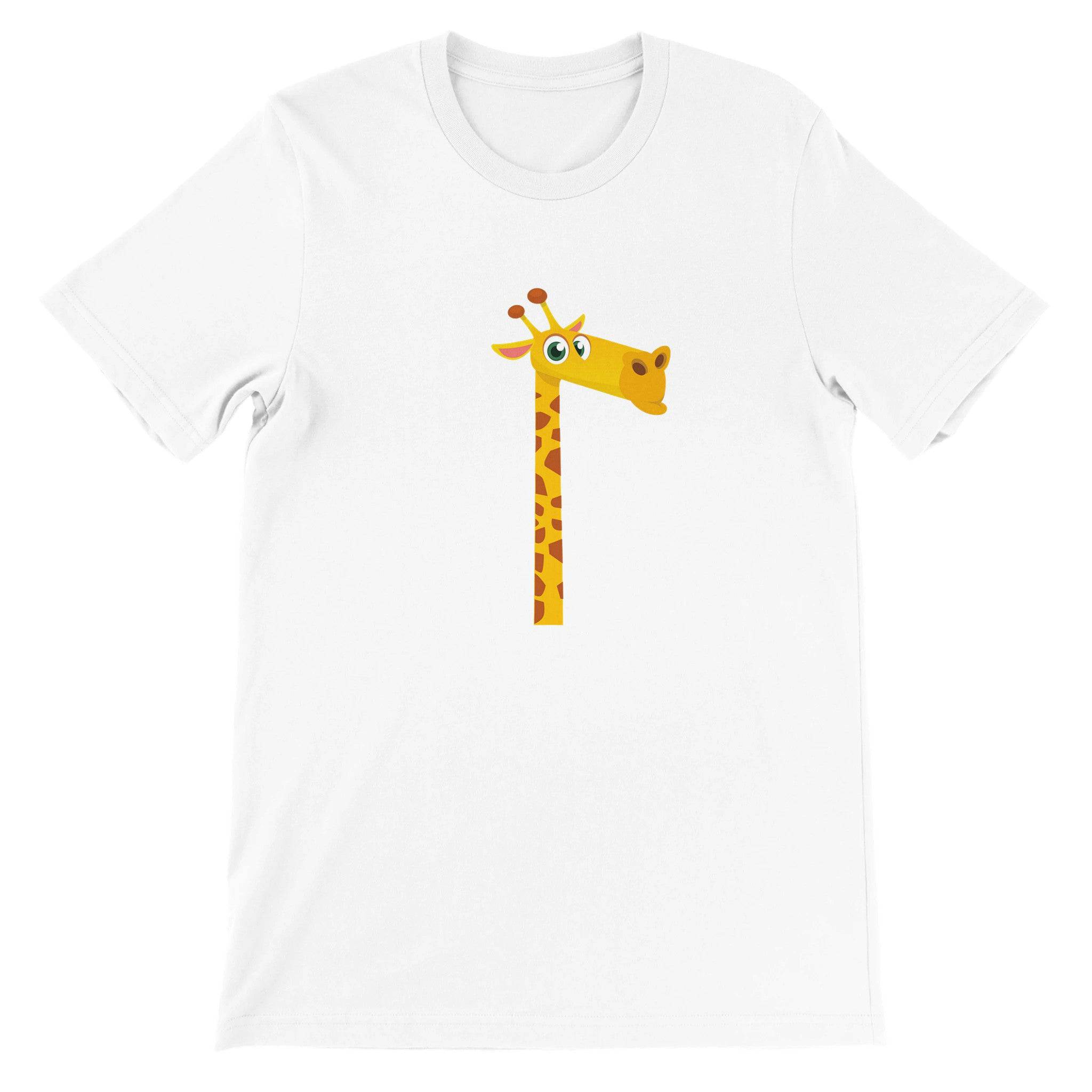 Budget Unisex Crewneck T-shirt/Funny-Giraffe - Enet Images