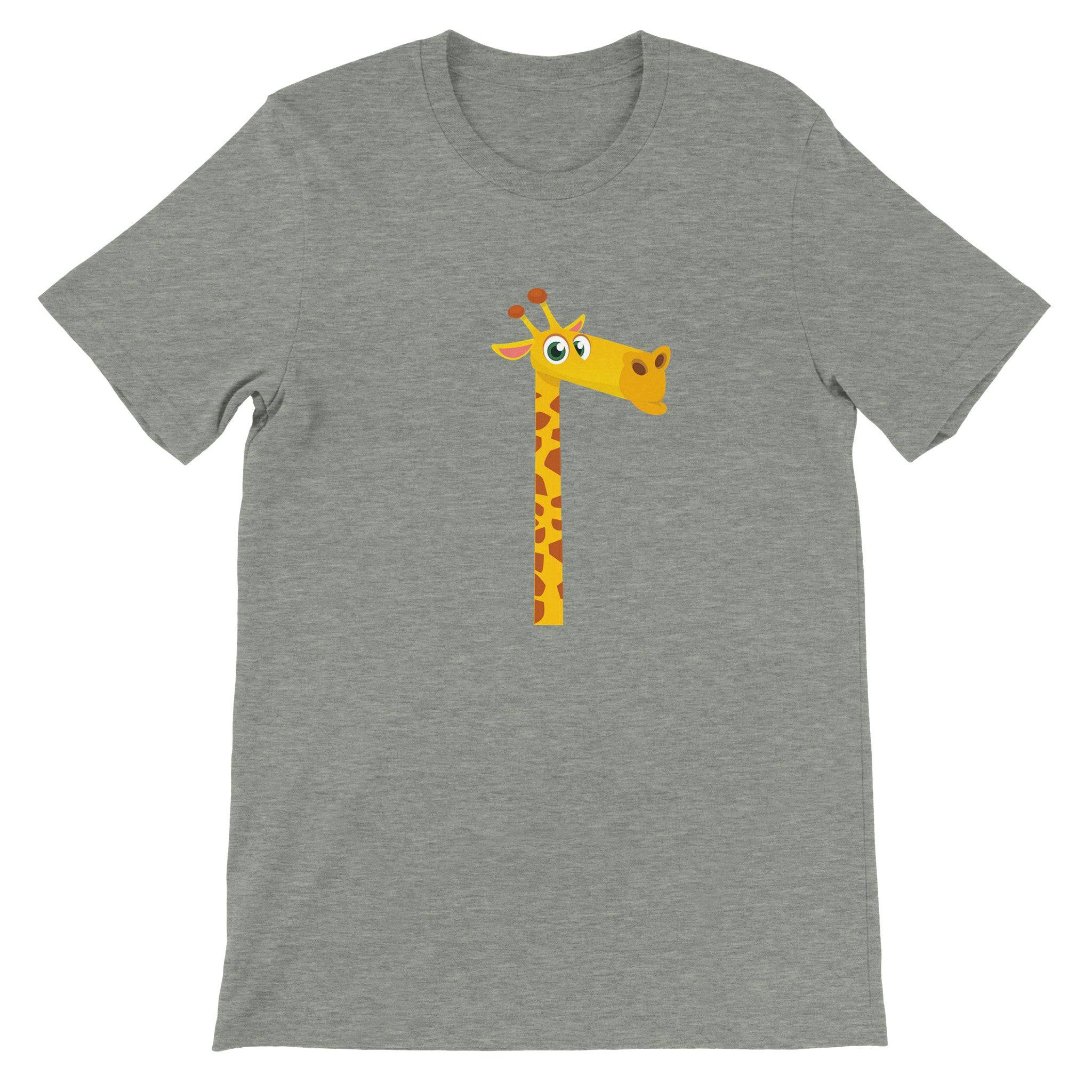 Budget Unisex Crewneck T-shirt/Funny-Giraffe - Enet Images