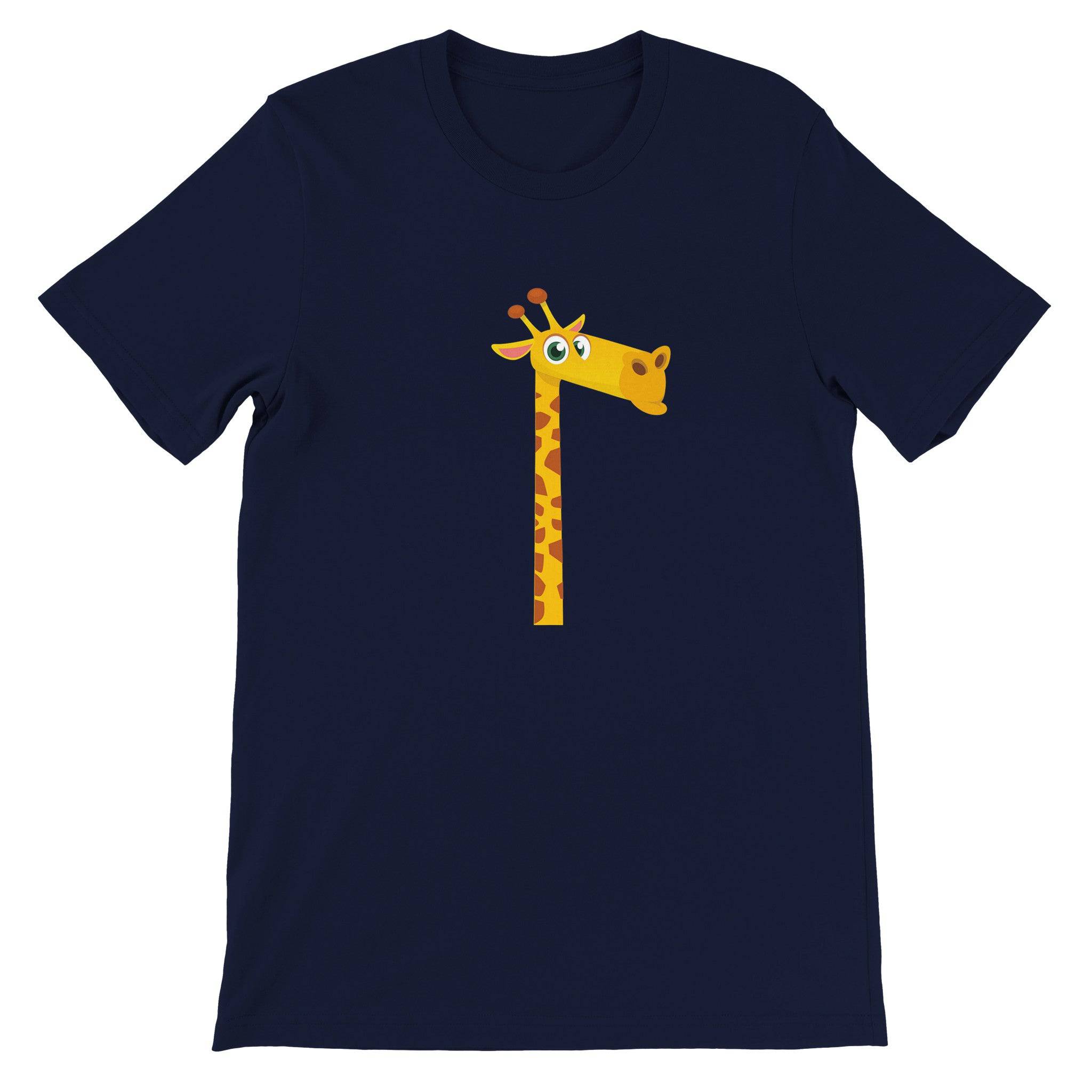 Budget Unisex Crewneck T-shirt/Funny-Giraffe - Enet Images