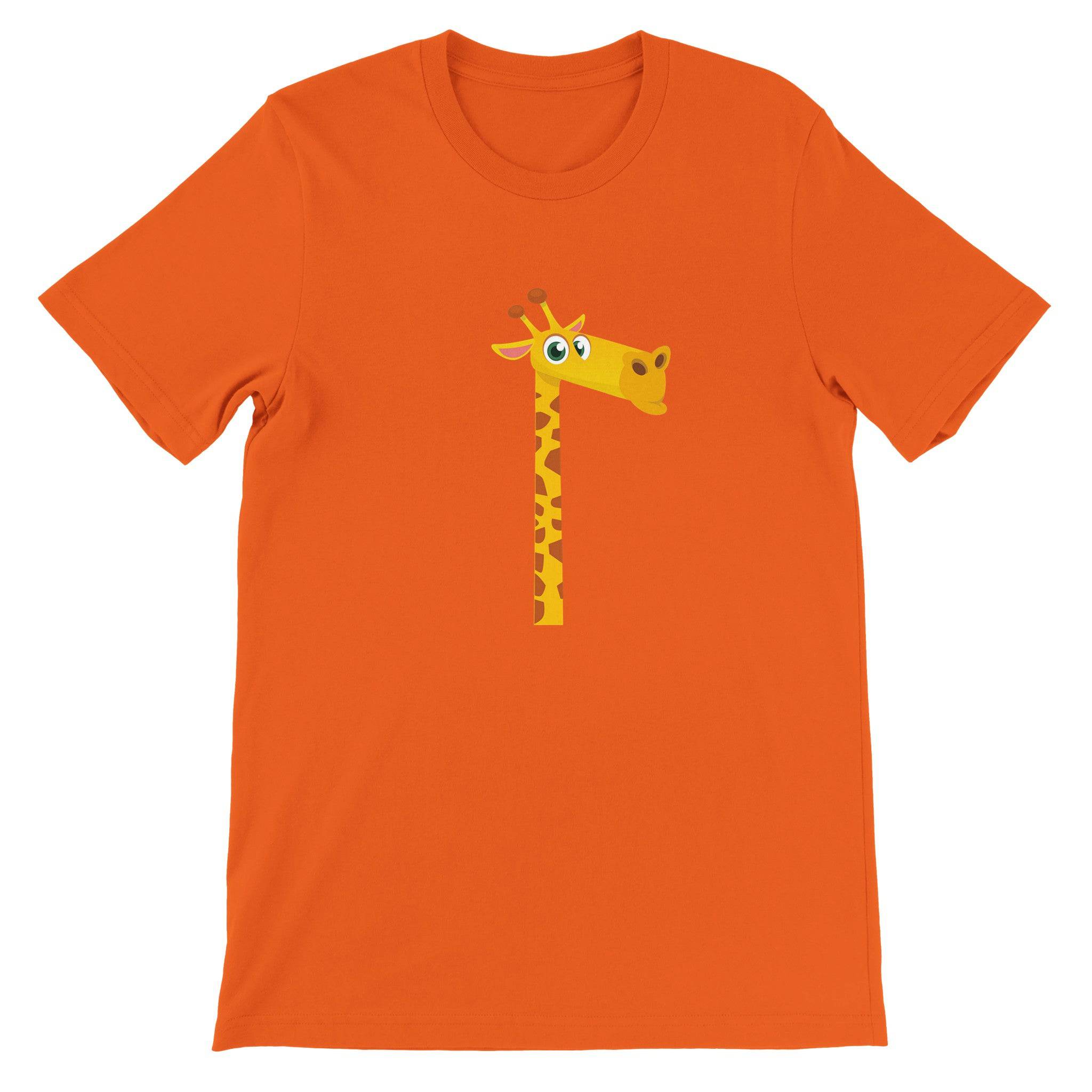 Budget Unisex Crewneck T-shirt/Funny-Giraffe - Enet Images