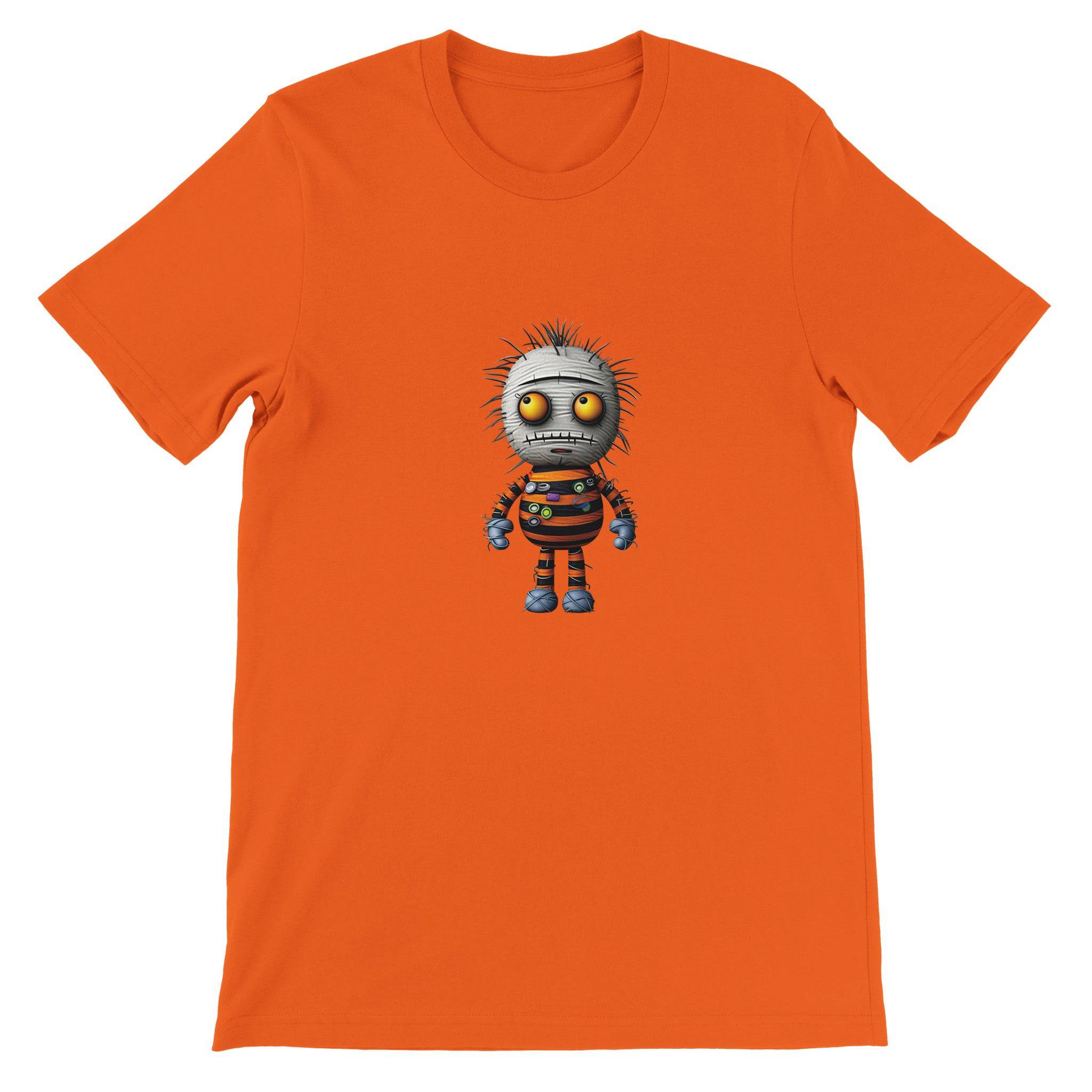 Budget Unisex Crewneck T-shirt/Funny-Spooky-Doll - Enet Images